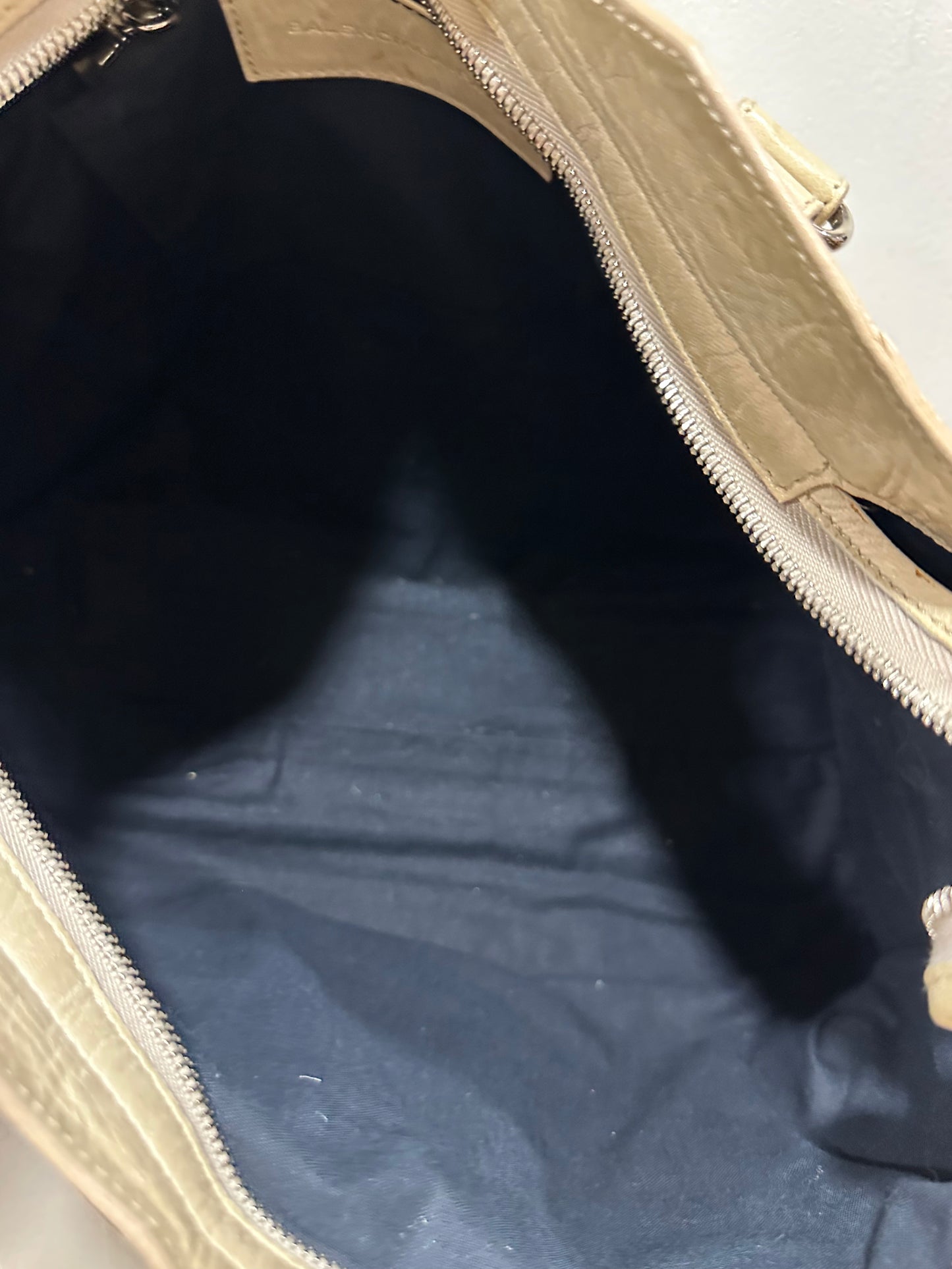 Balenciaga city bag pony hair