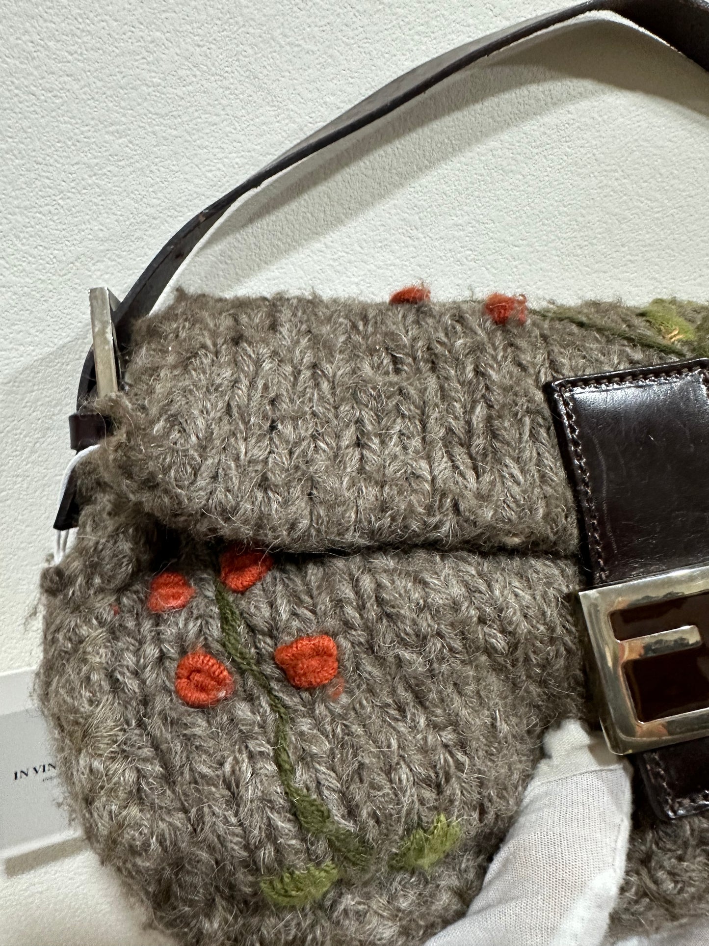 Fendi baguette wool
