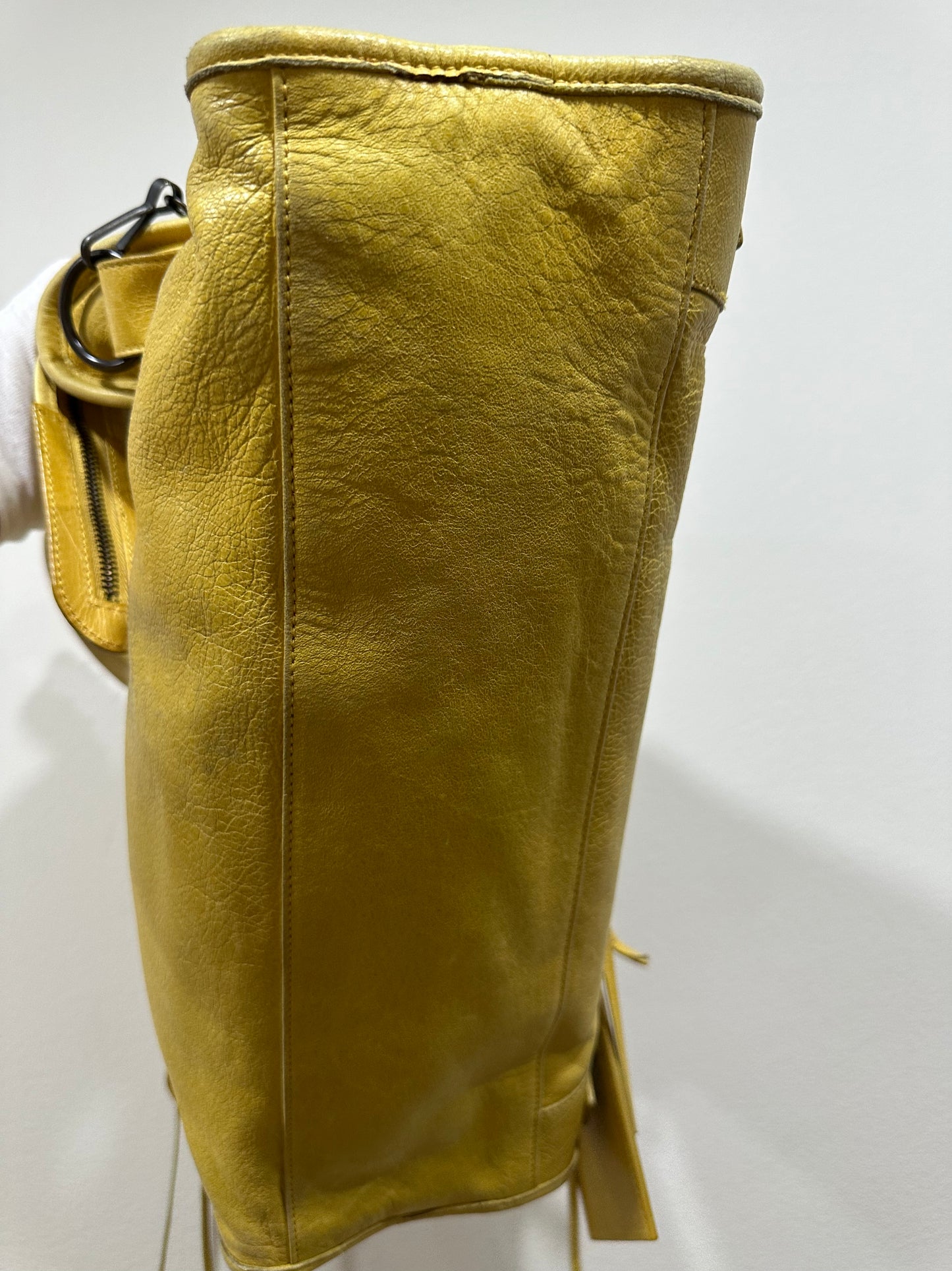 Balenciaga city bag yellow