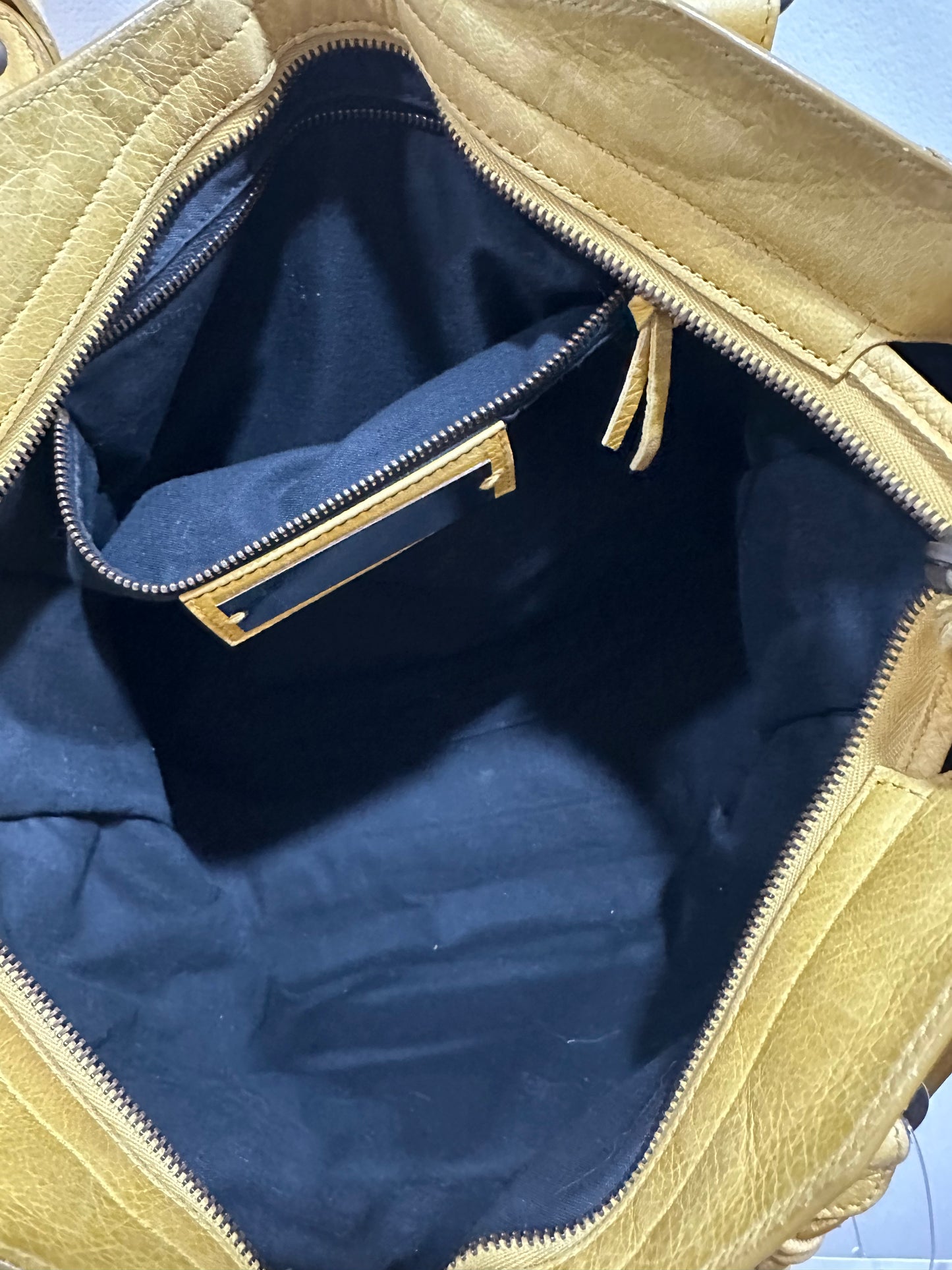 Balenciaga city bag yellow