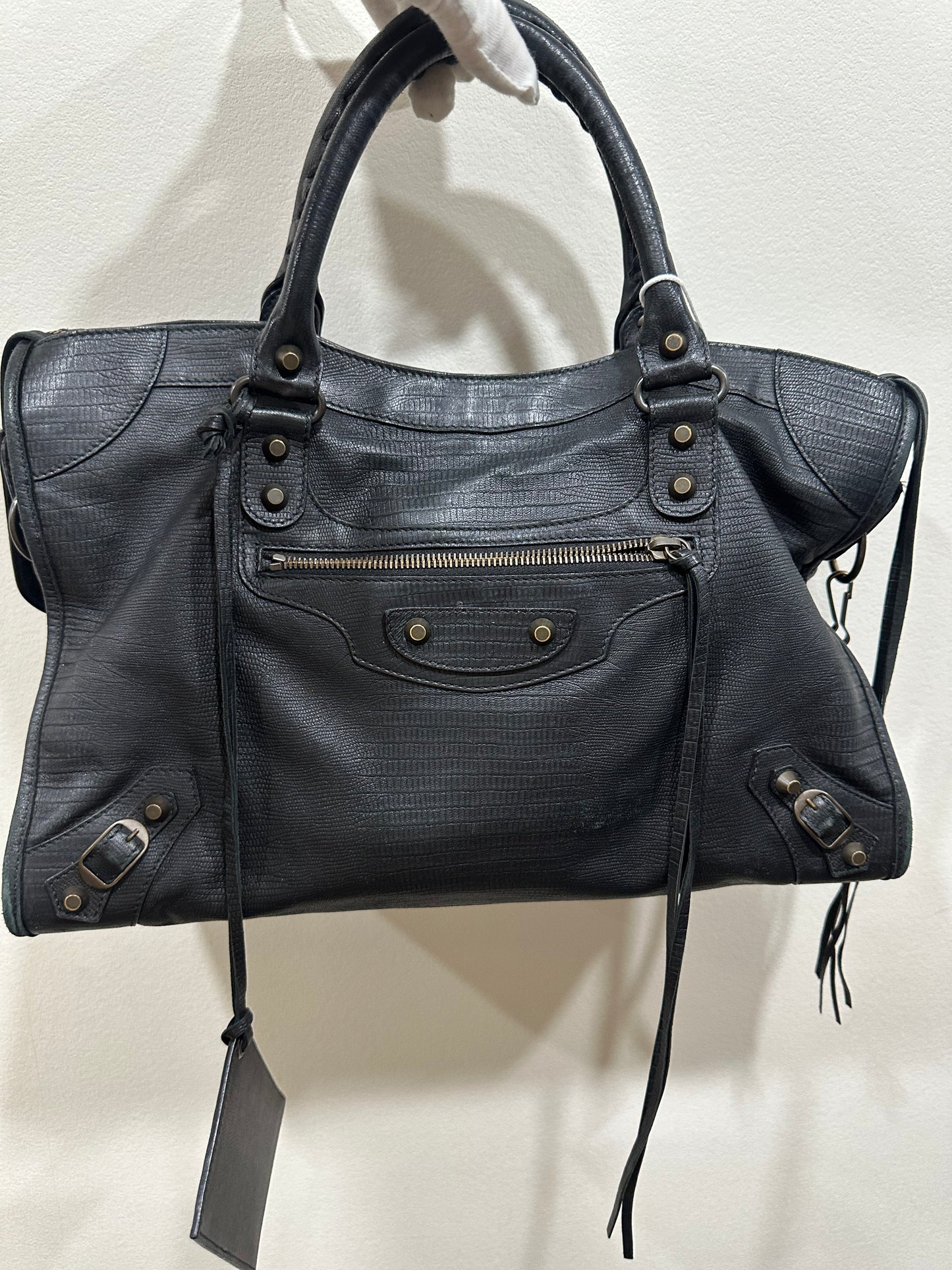 Balenciaga City bag Lizard Leather