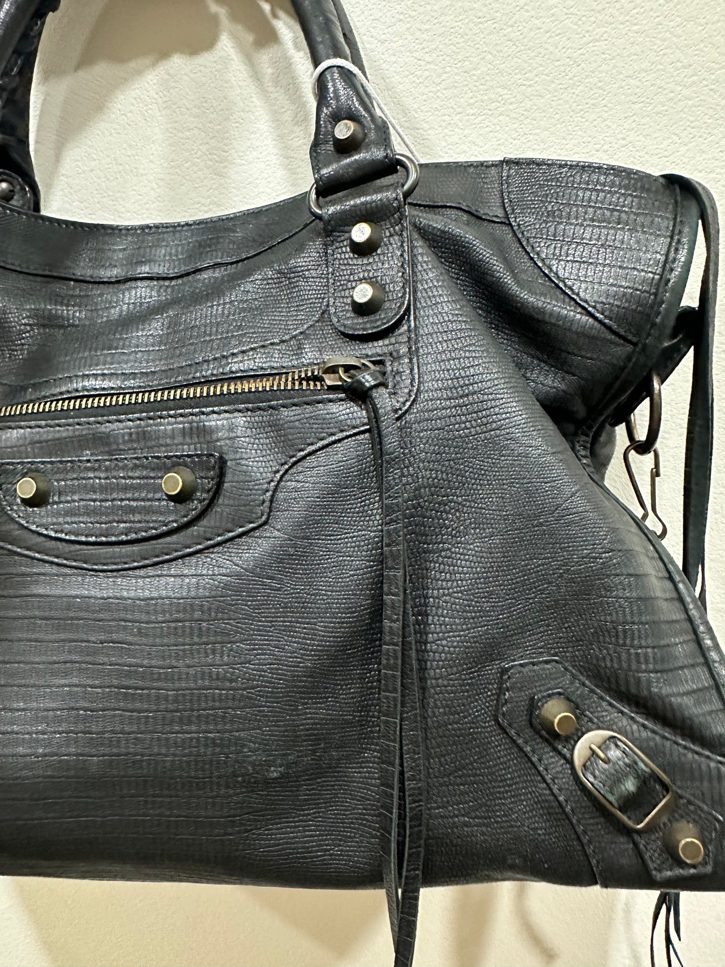 Balenciaga City bag Lizard Leather