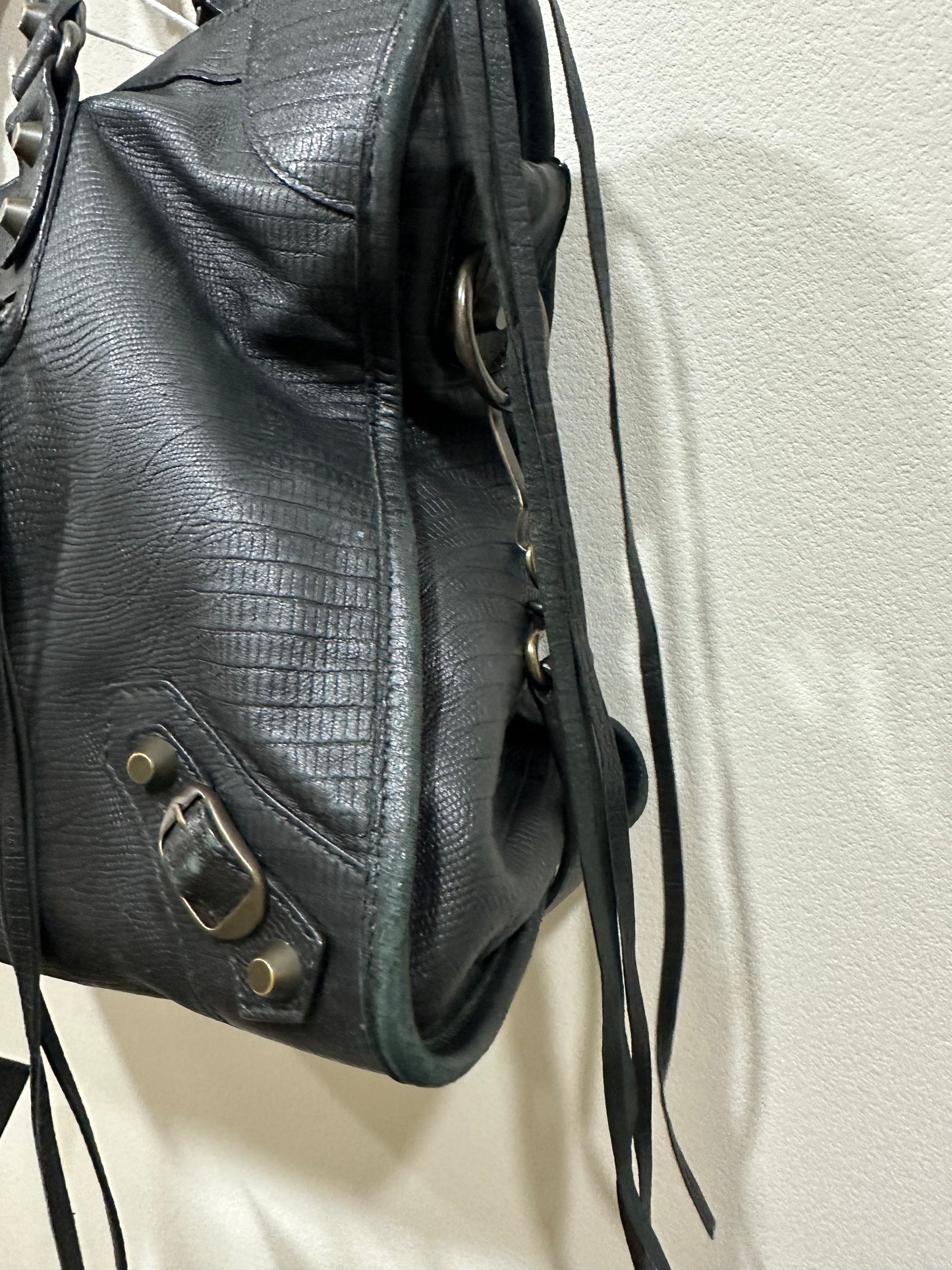 Balenciaga City bag Lizard Leather