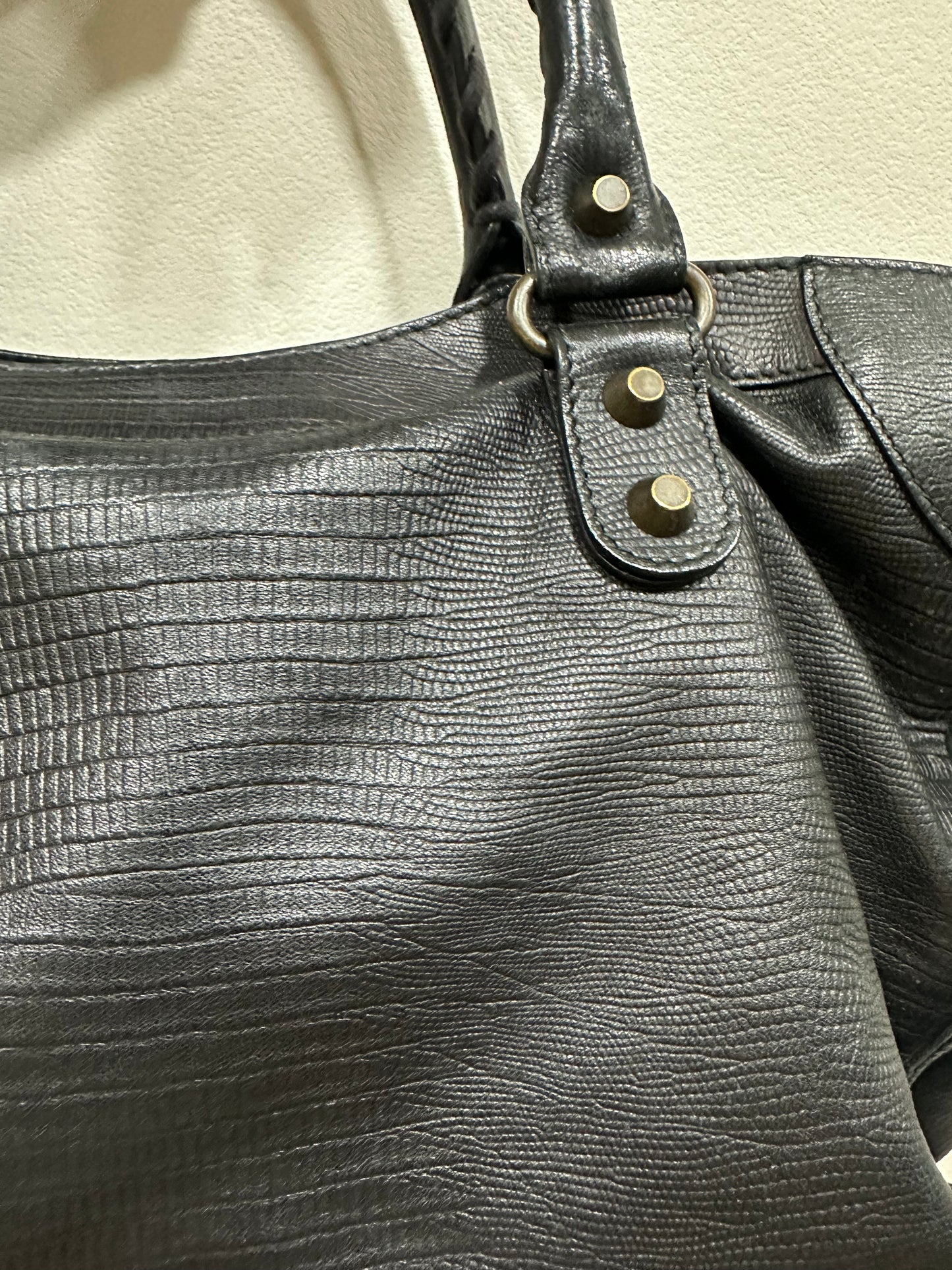 Balenciaga City bag Lizard Leather