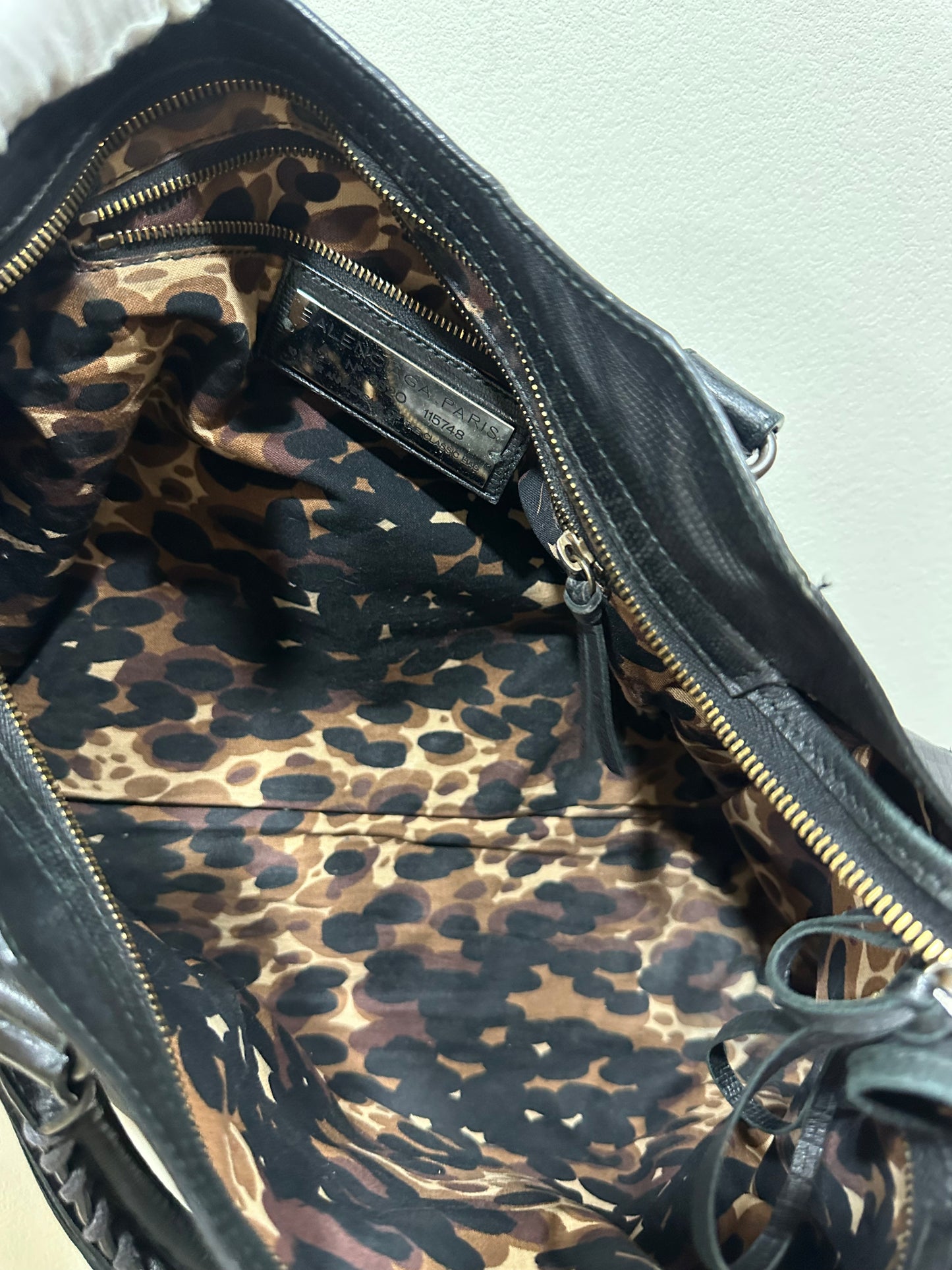 Balenciaga City bag Lizard Leather