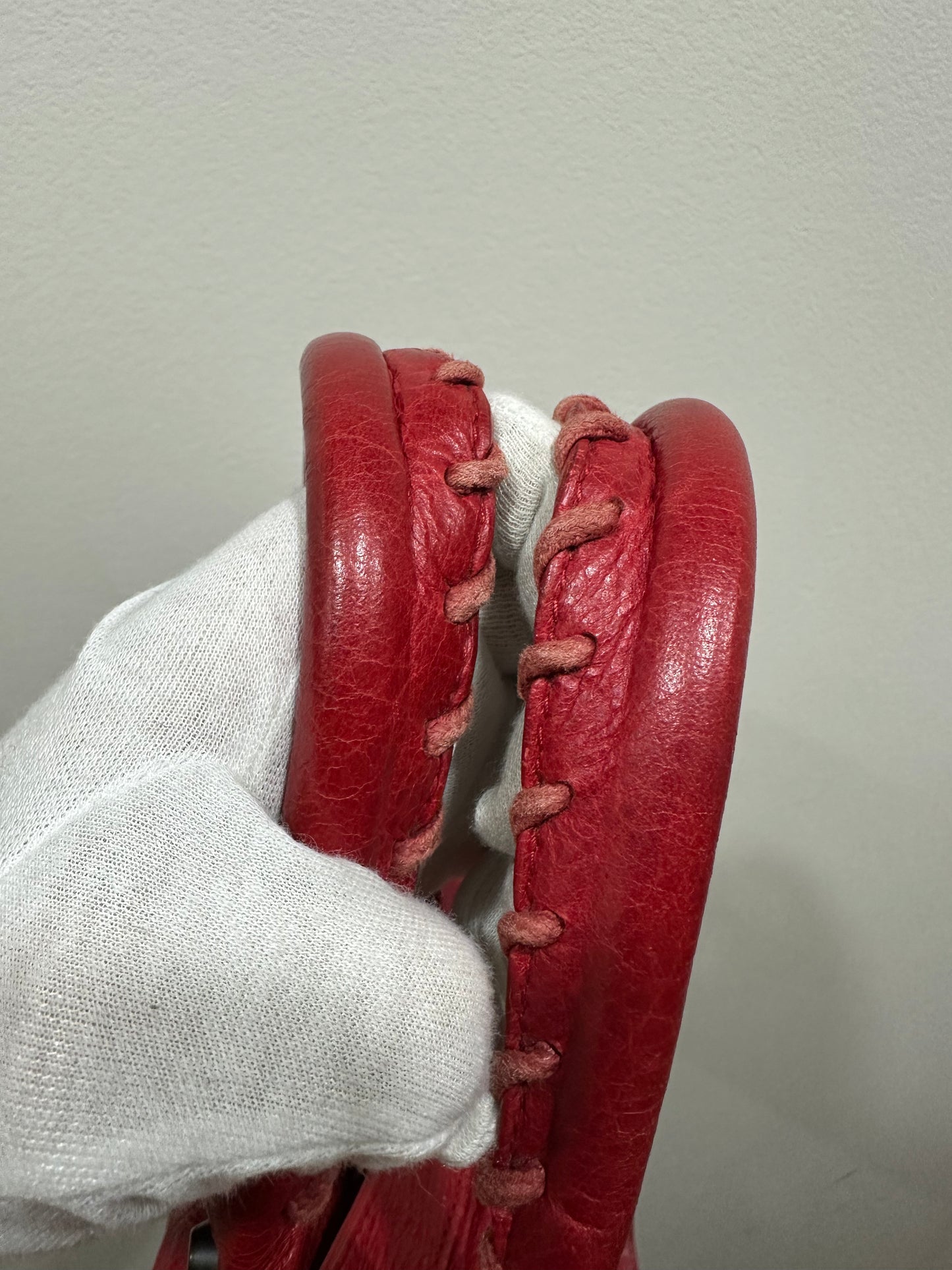 Balenciaga city bag red