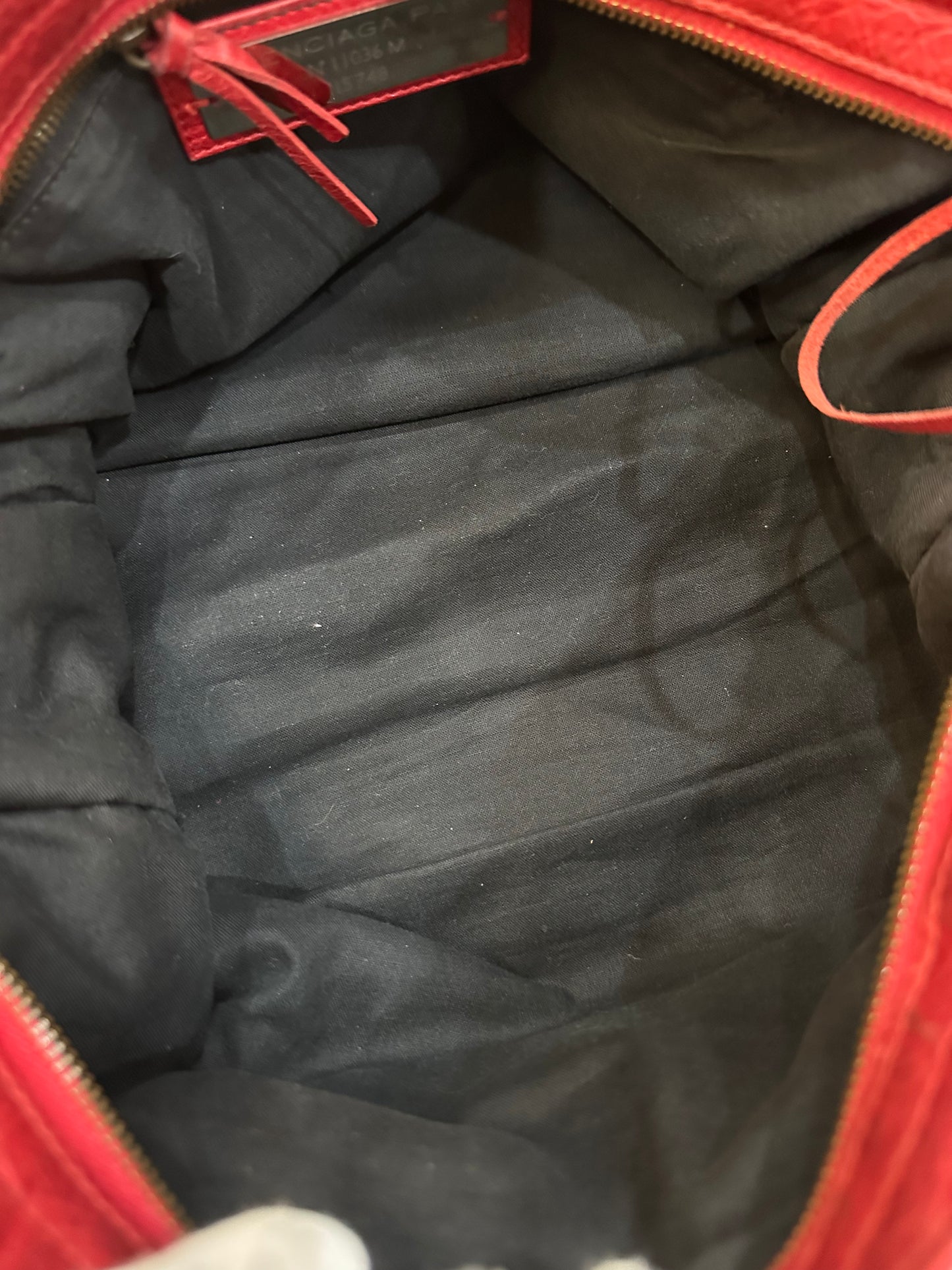 Balenciaga city bag red