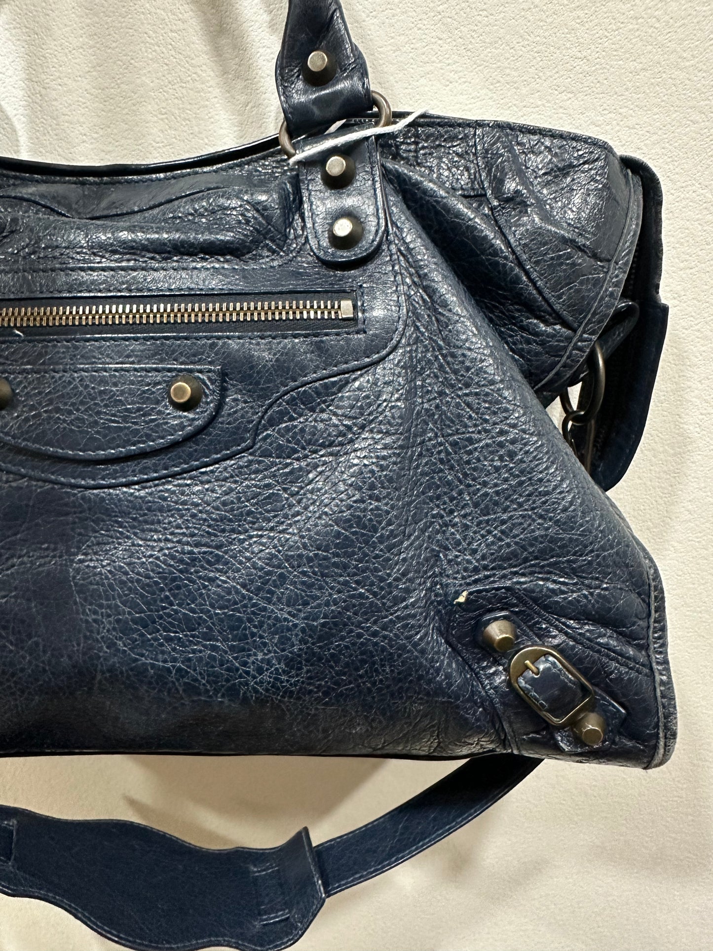 Balenciaga City Bag Navy