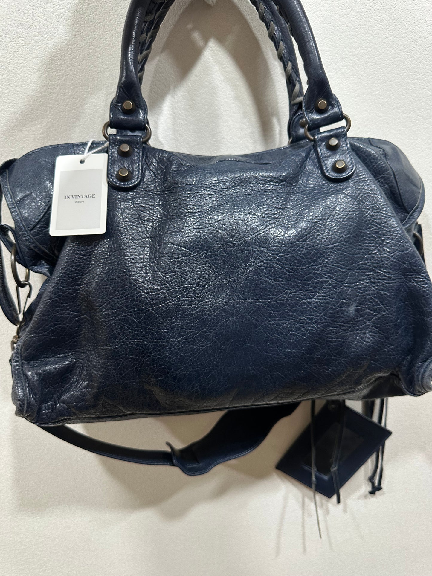 Balenciaga City Bag Navy
