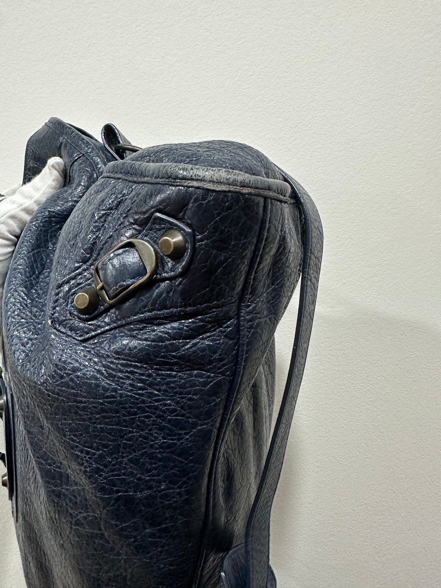 Balenciaga City Bag Navy