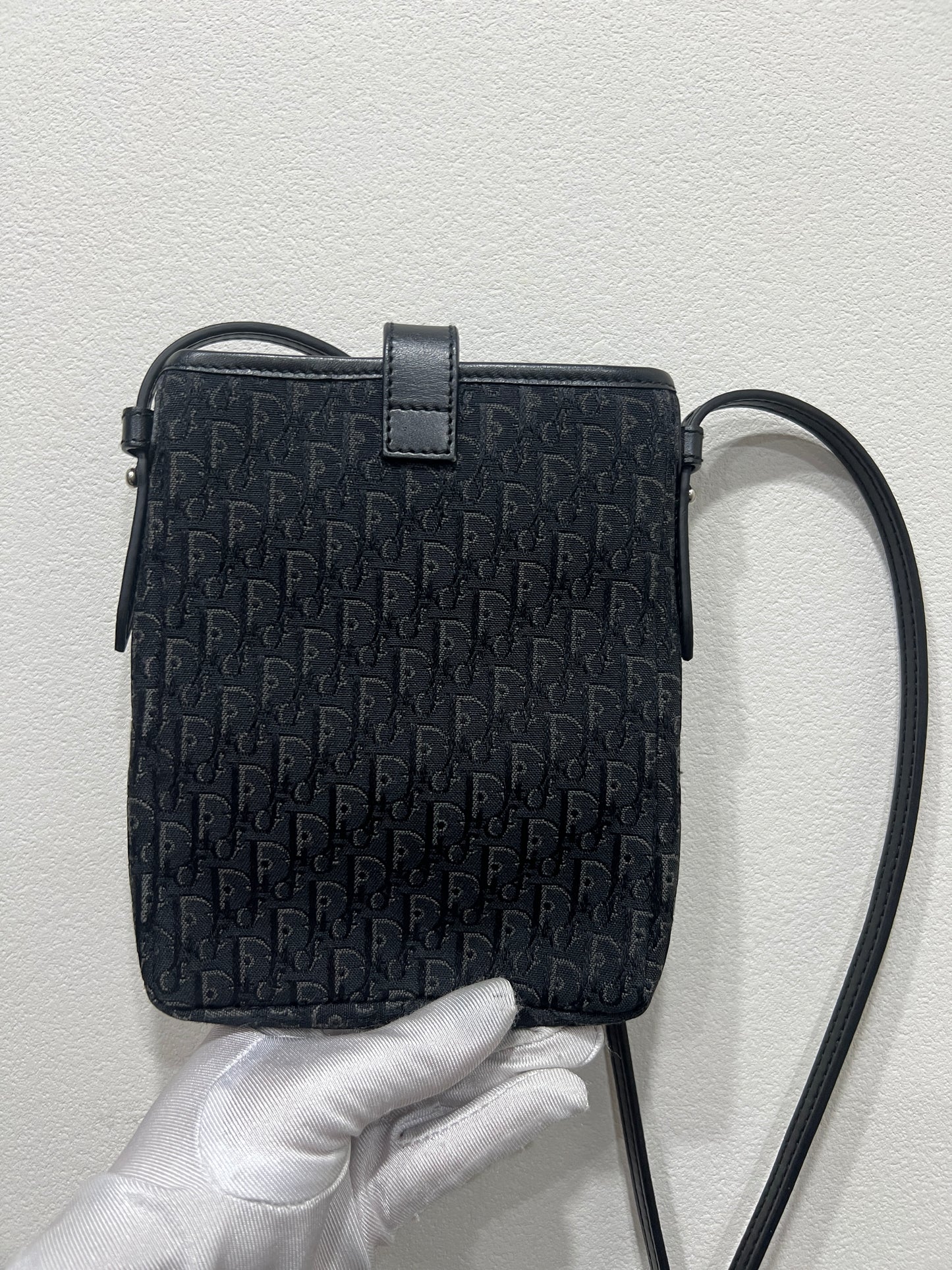 DIOR Monogram Canvas Shoulder Bag