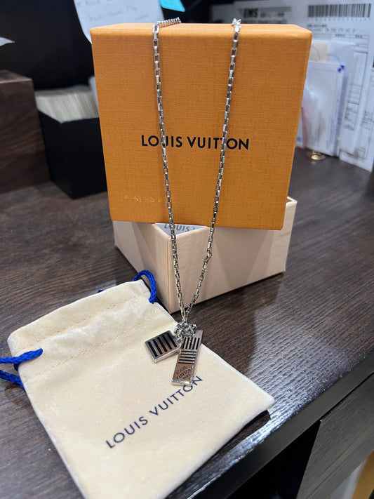 LOUIS VUITTON Necklace Damier Colors