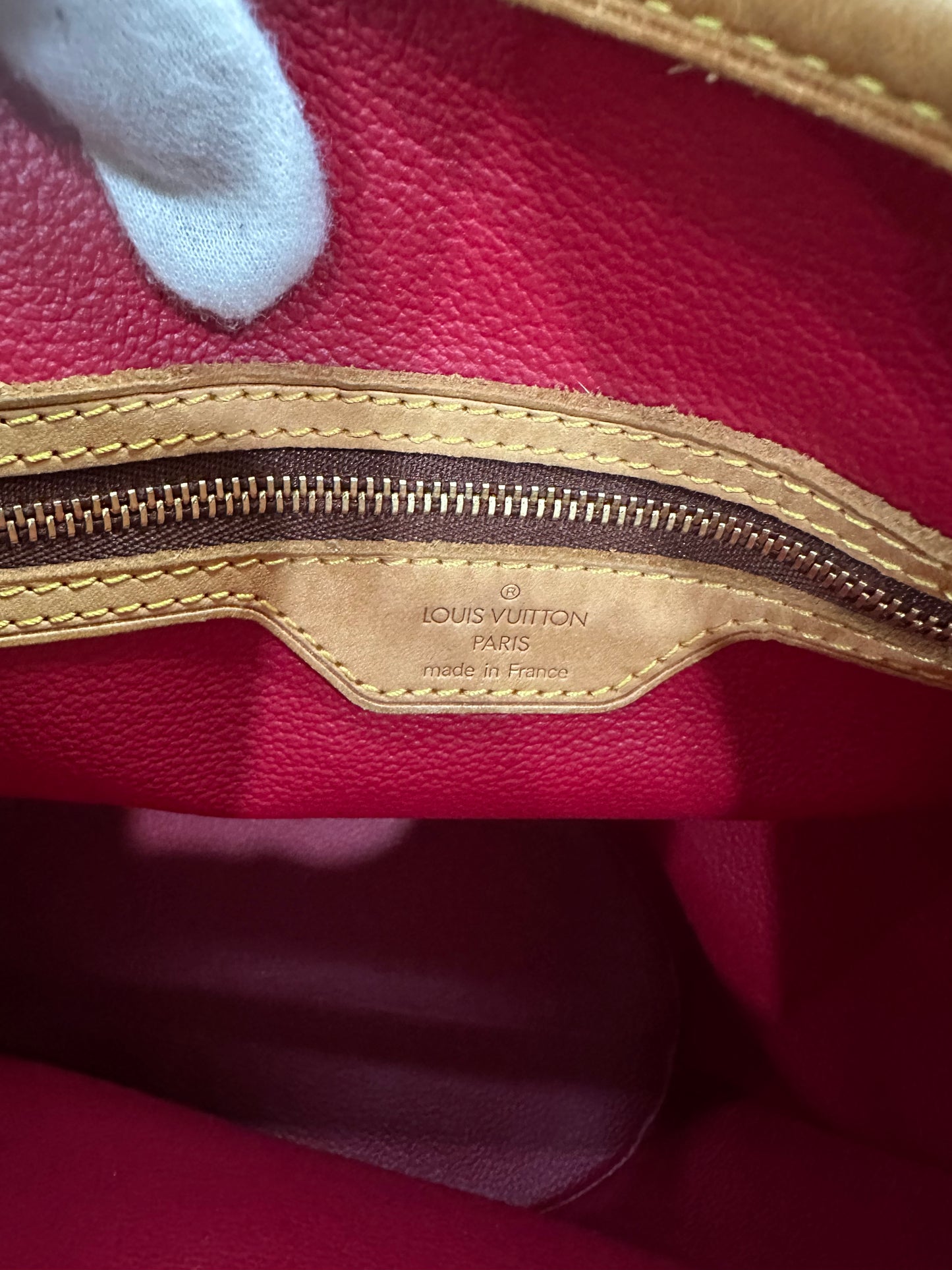 Louis Vuitton Murakami cherry bucket  with accessories pouch