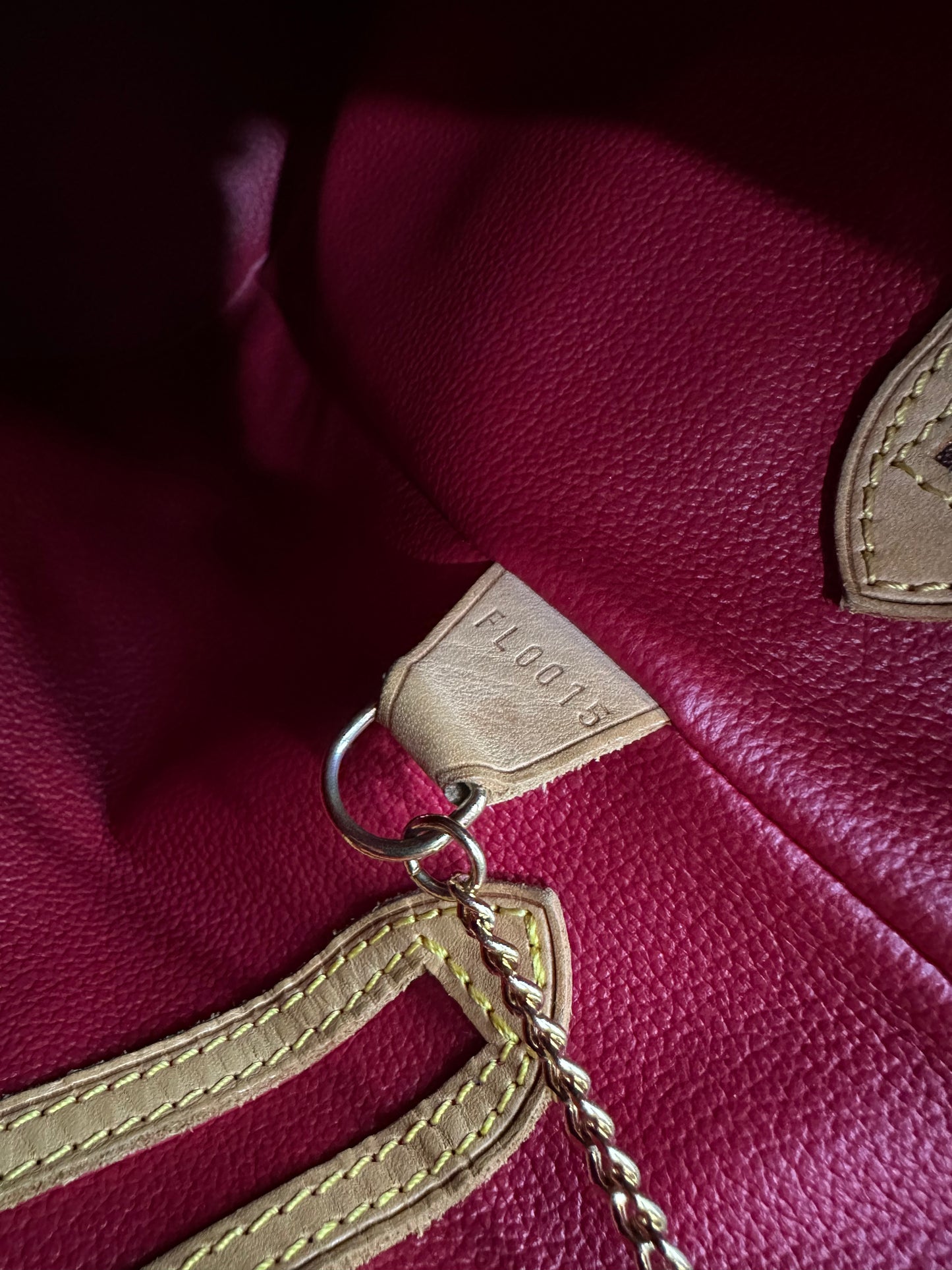 Louis Vuitton Murakami cherry bucket  with accessories pouch