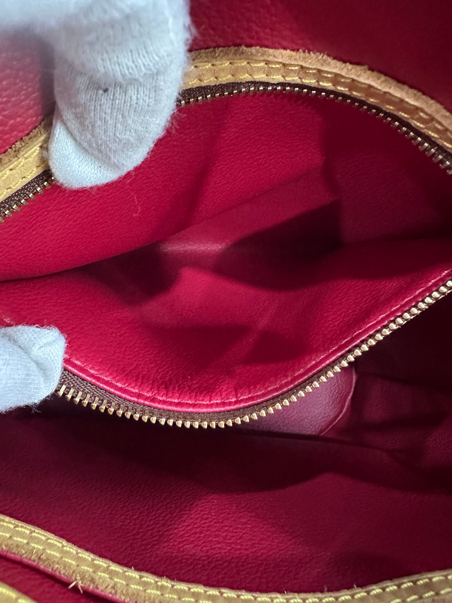Louis Vuitton Murakami cherry bucket  with accessories pouch