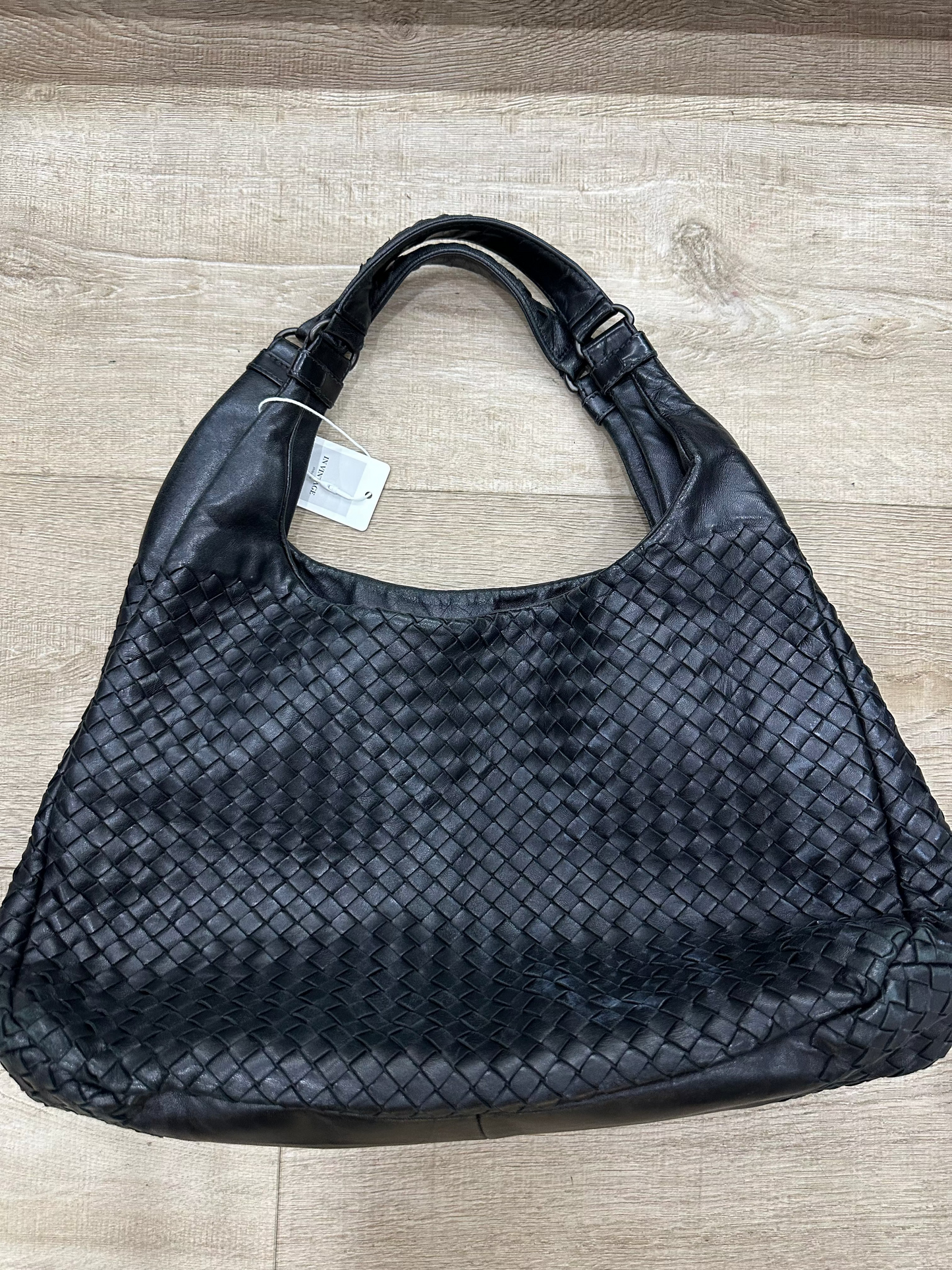 Bottega Veneta Campana Intrecciato Black large
