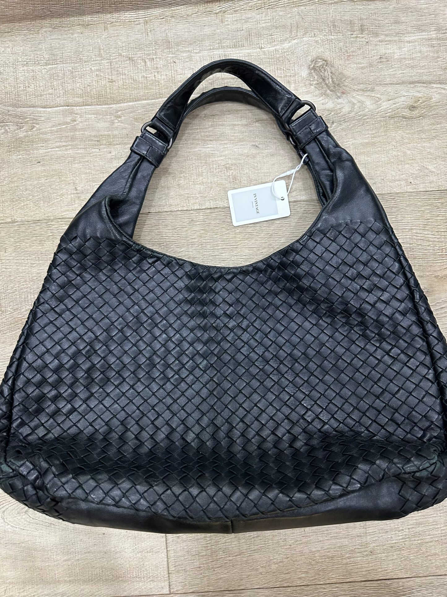 Bottega Veneta Campana Intrecciato Black large
