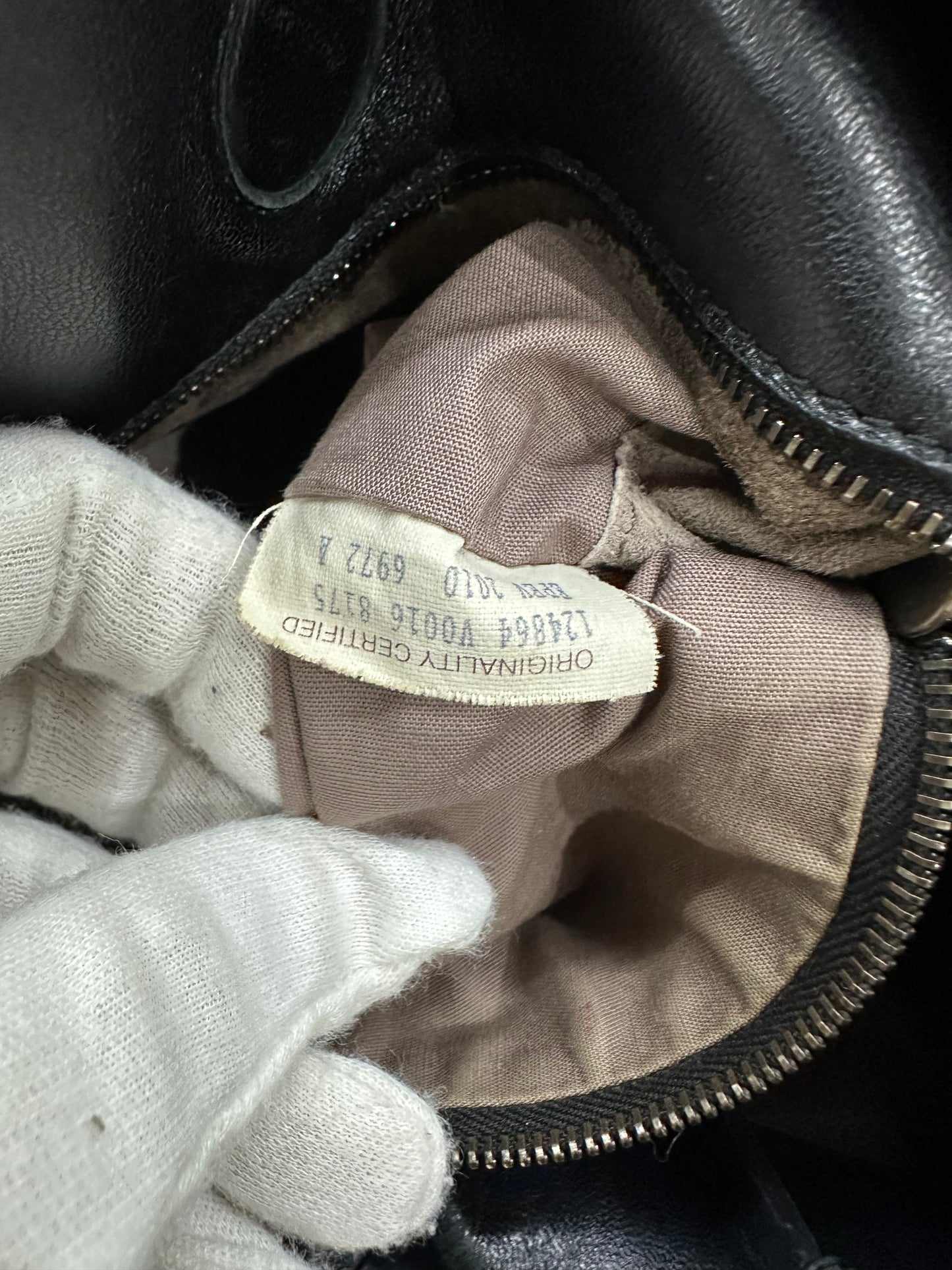 Bottega Veneta Campana Intrecciato Black large
