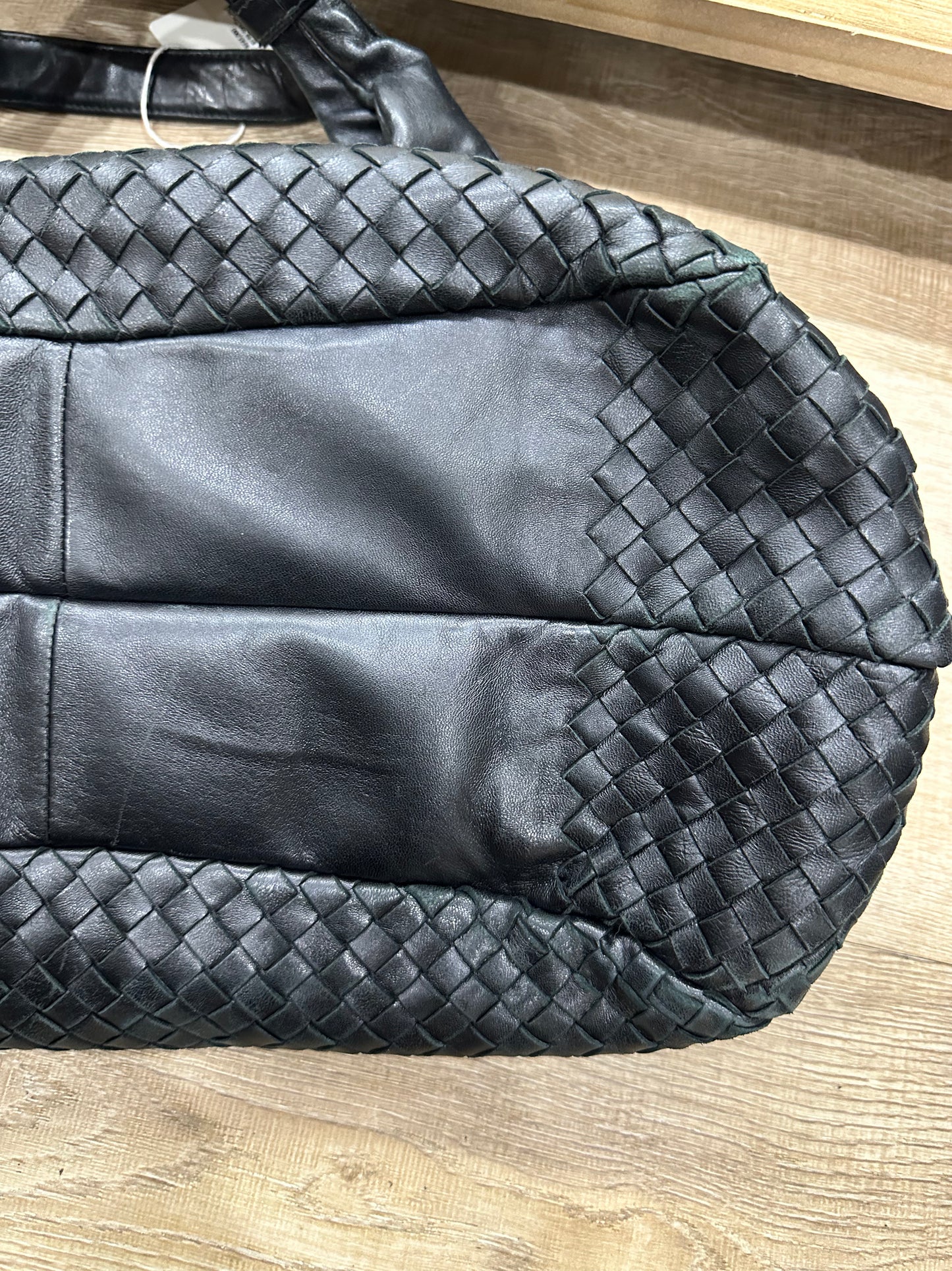 Bottega Veneta Campana Intrecciato Black large