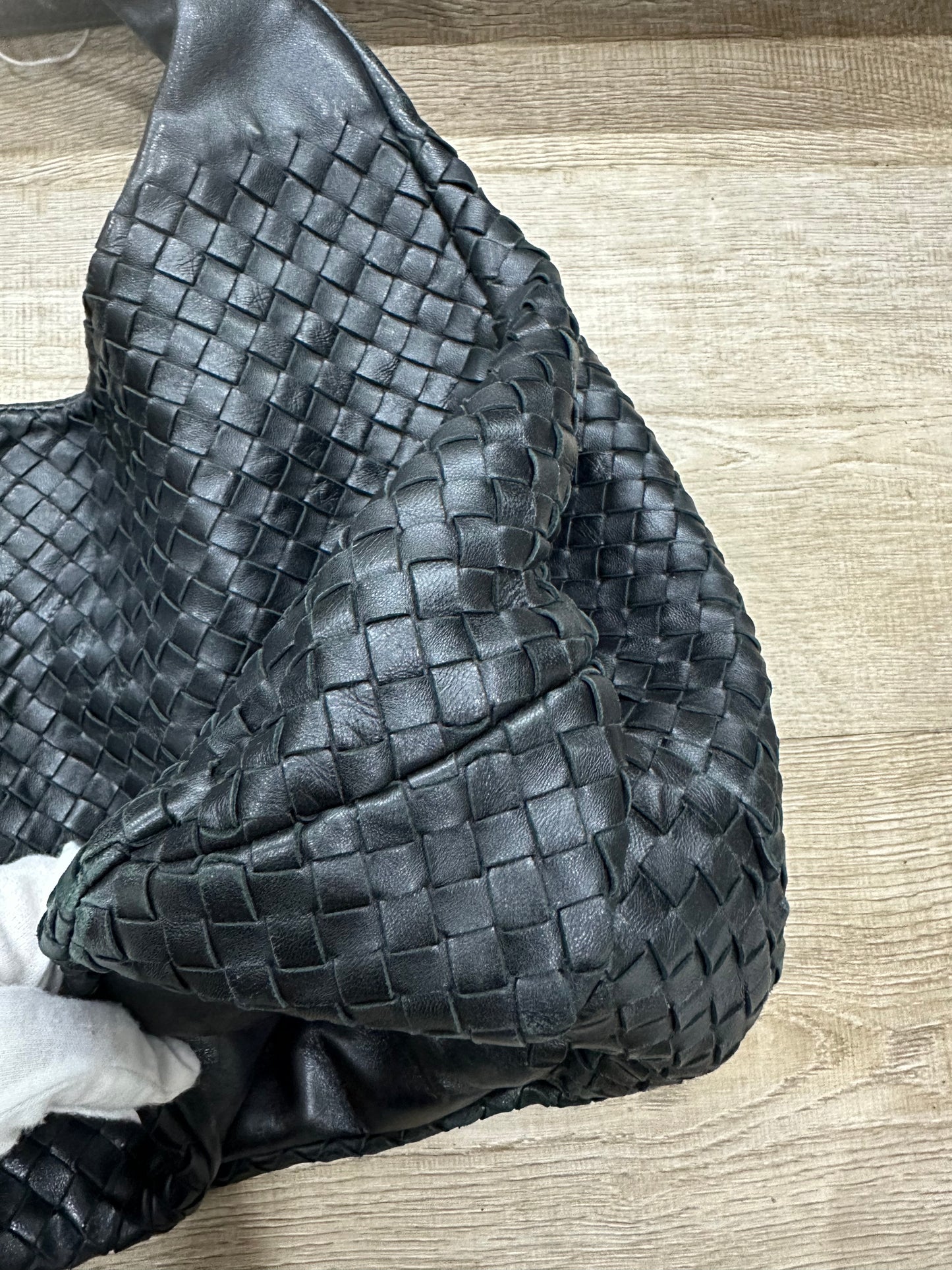 Bottega Veneta Campana Intrecciato Black large
