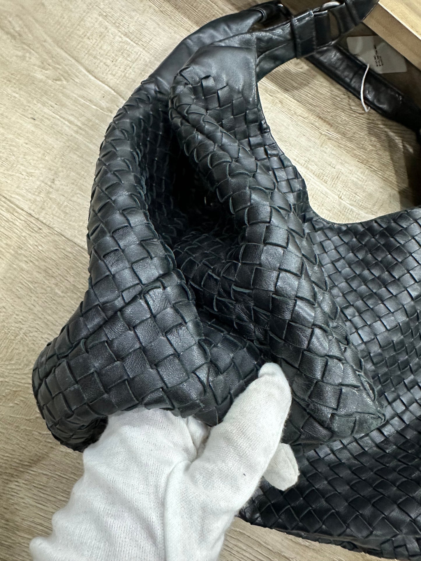 Bottega Veneta Campana Intrecciato Black large