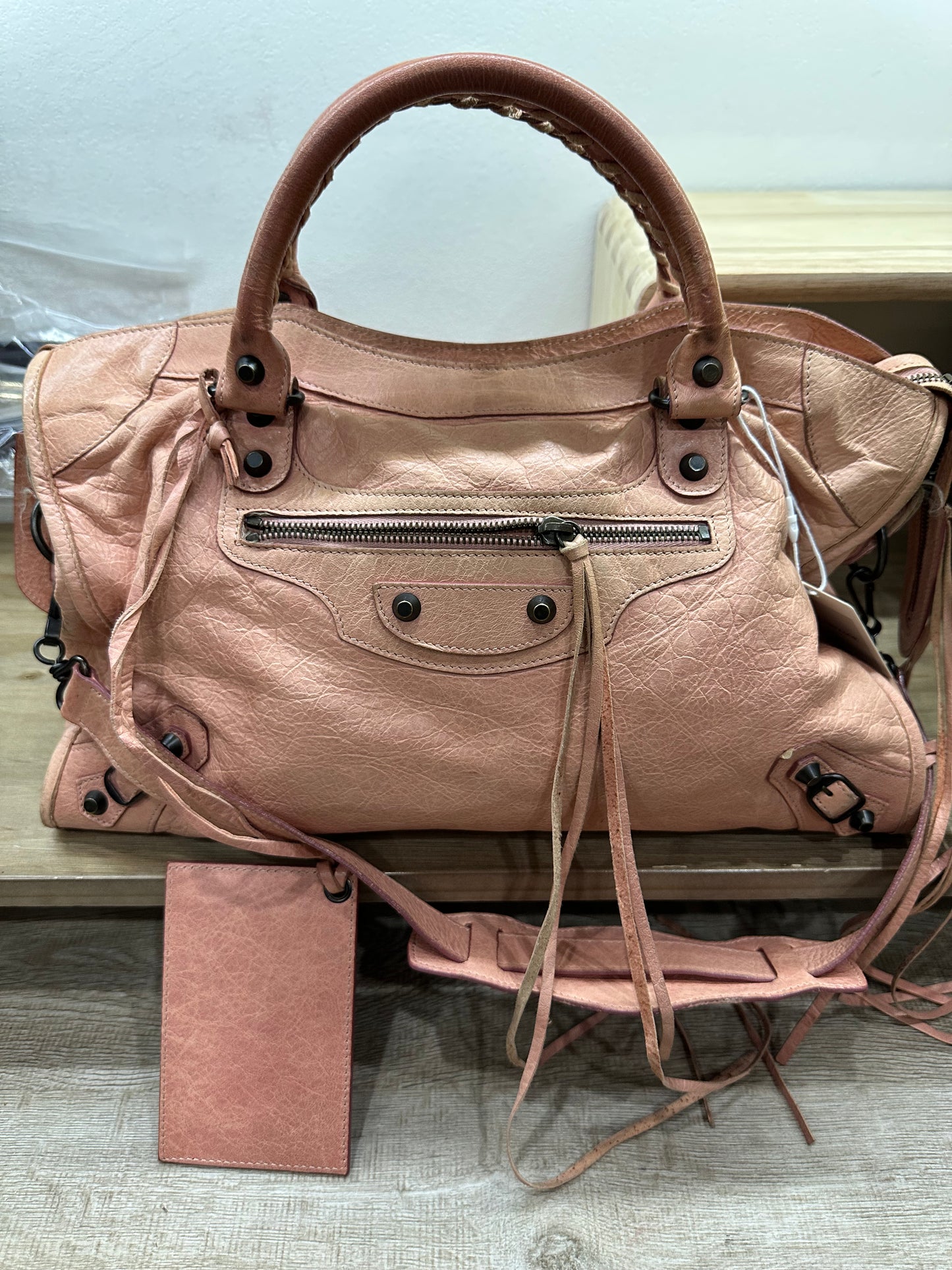 Balenciaga city bag pink