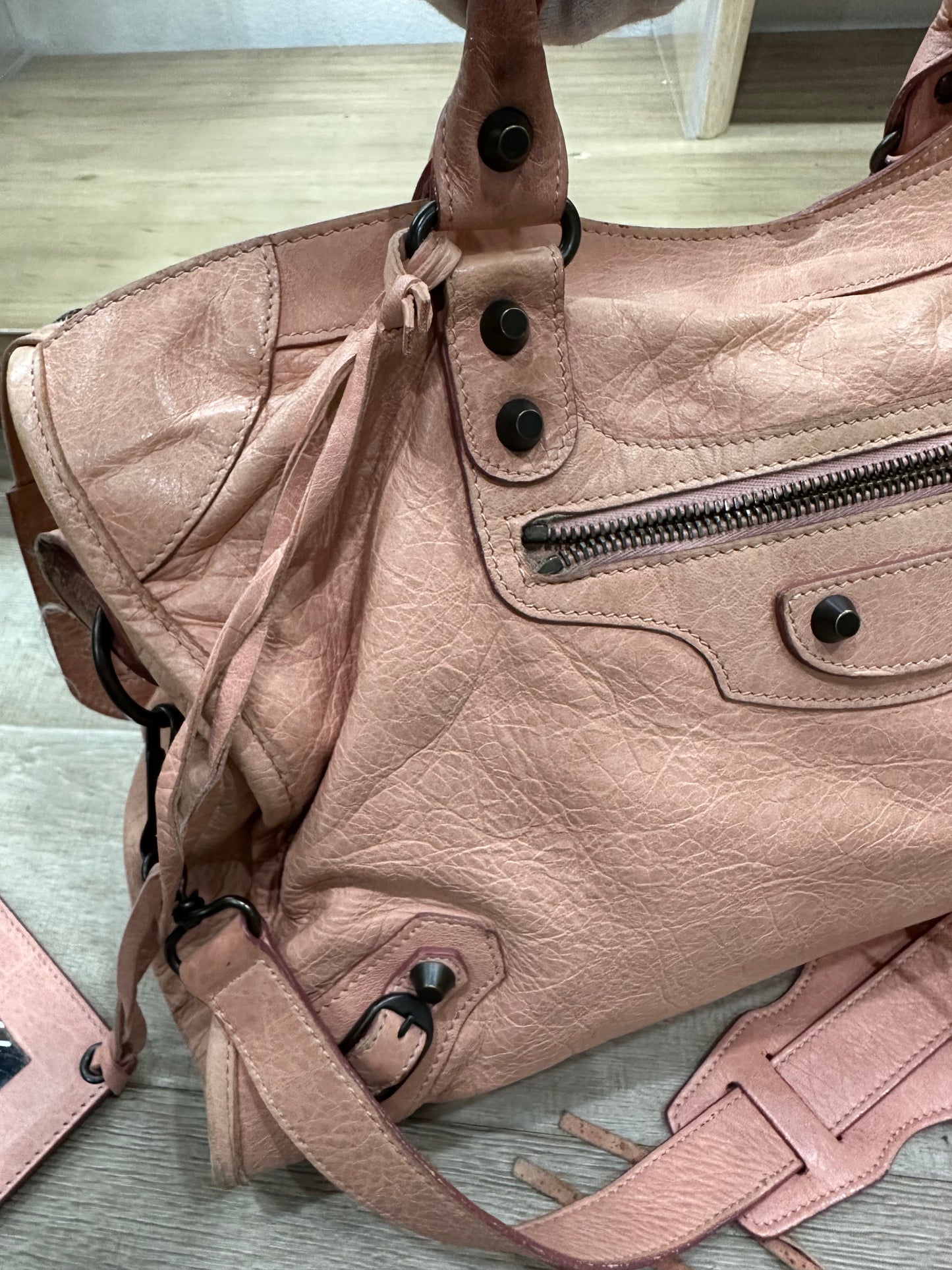 Balenciaga city bag pink