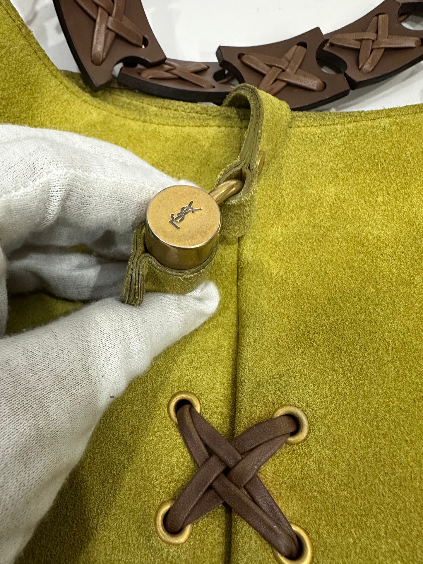 YSL vintage Suede bag Mombasa
