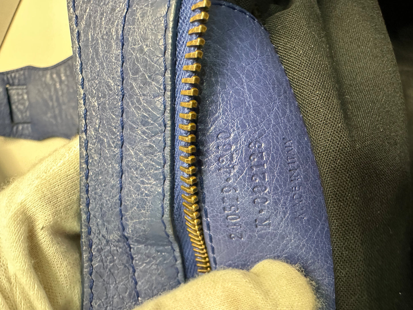 Balenciaga first bag navy