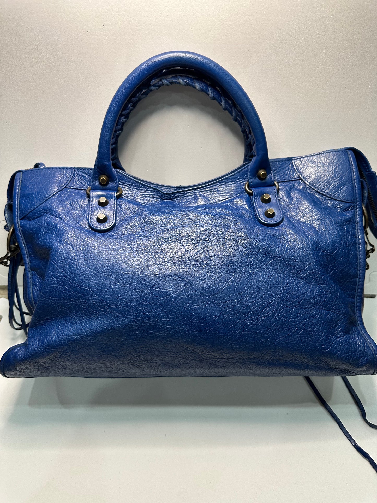 Balenciaga city bag navy