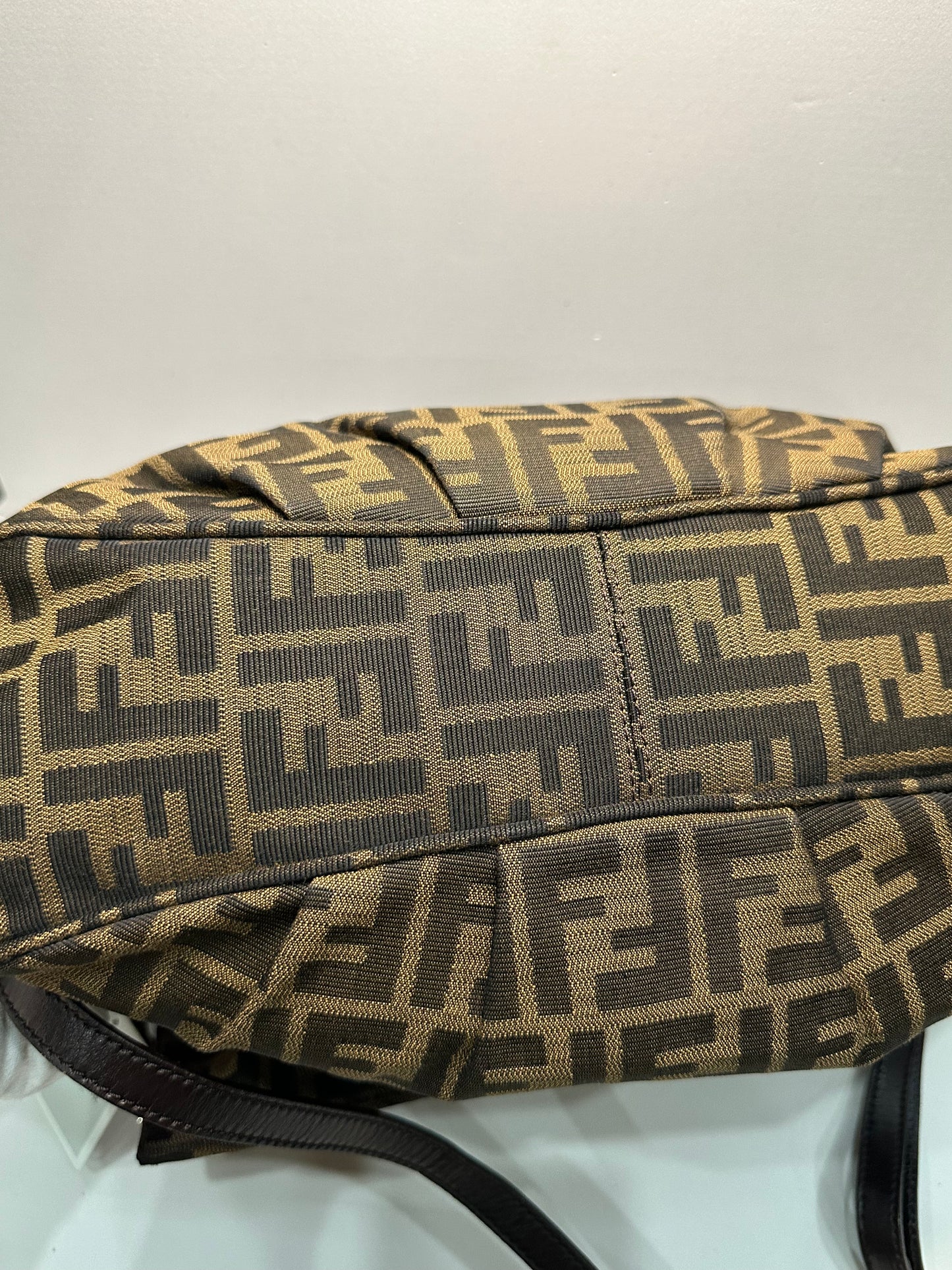 Fendi Zucca Mia Flap Shoulder Bag