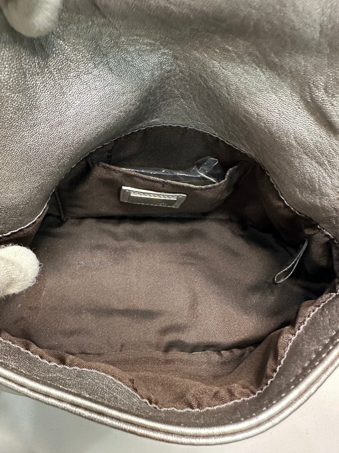 Fendi rare mini mamma baguette leather