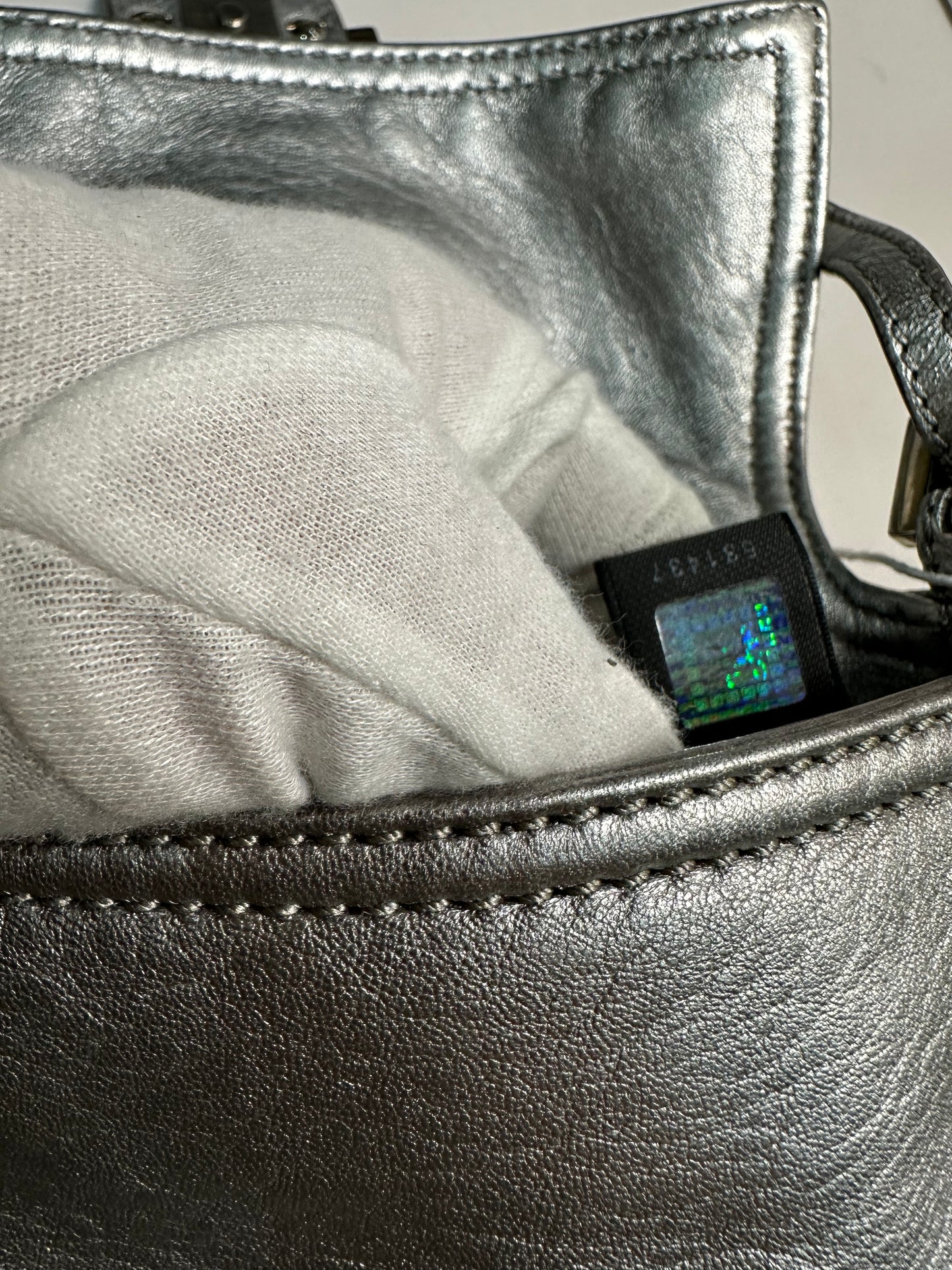 Fendi rare mini mamma baguette leather