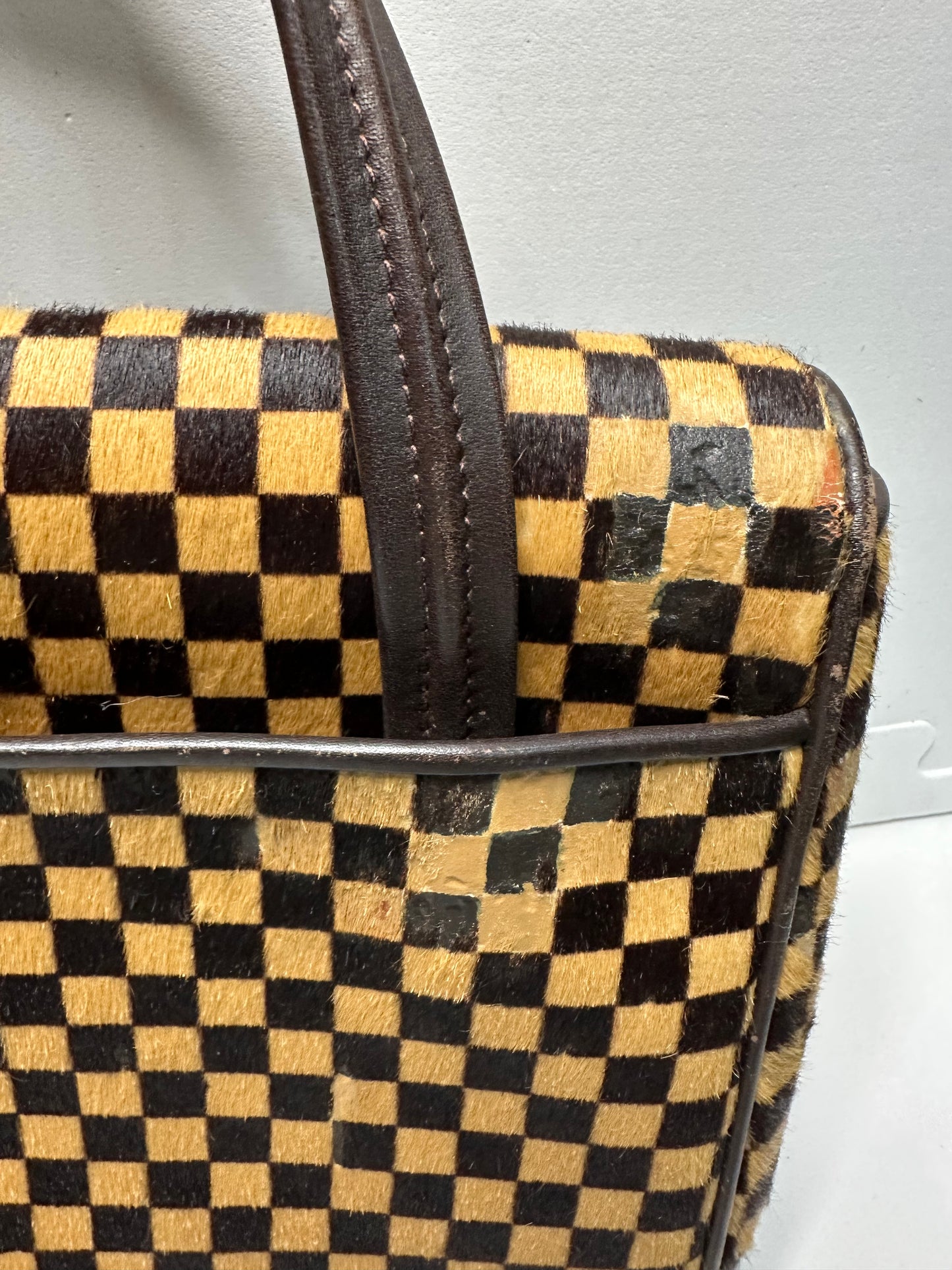 Louis Vuitton Limited Collection Damier Sauvage Lionne Bag
