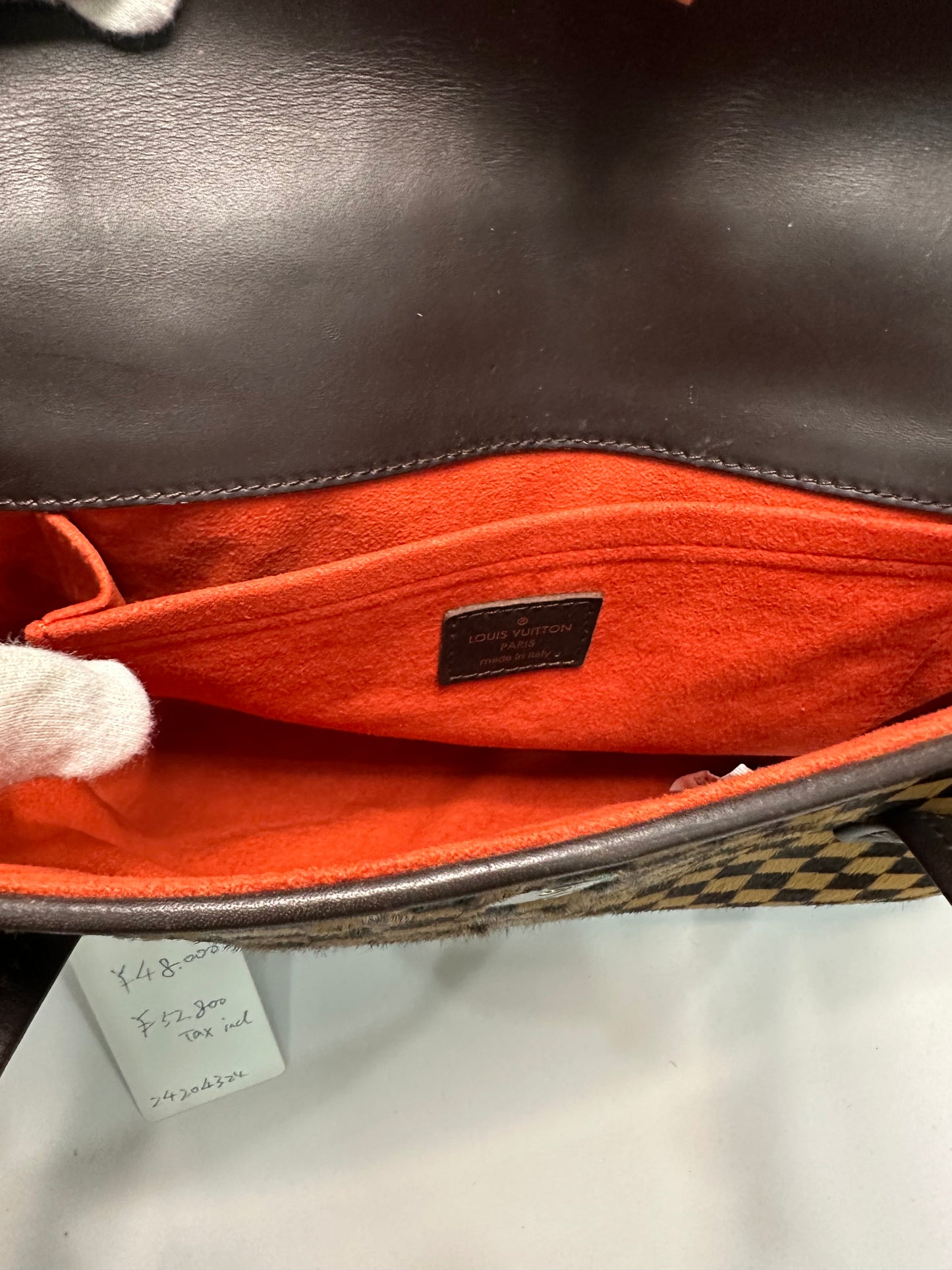 Louis Vuitton Limited Collection Damier Sauvage Lionne Bag