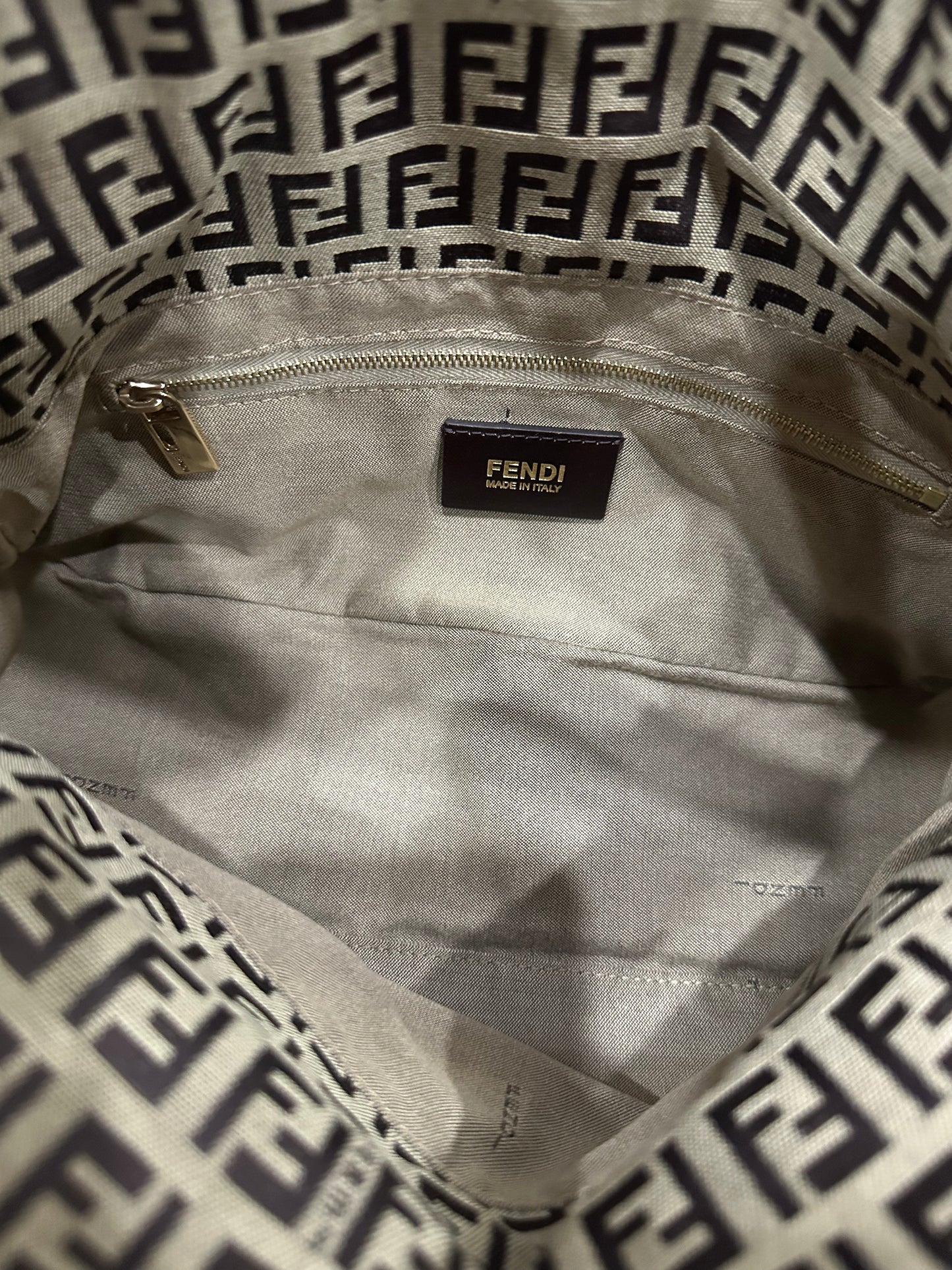 Fendi baguette lizard leather