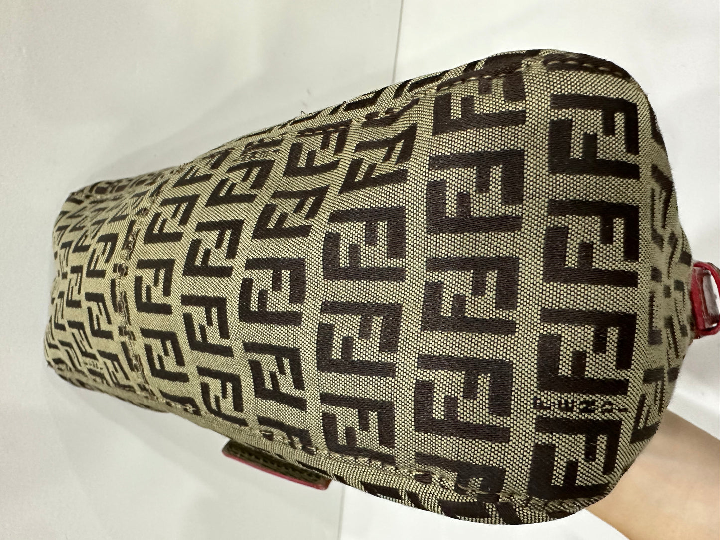Fendi baguette lizard leather