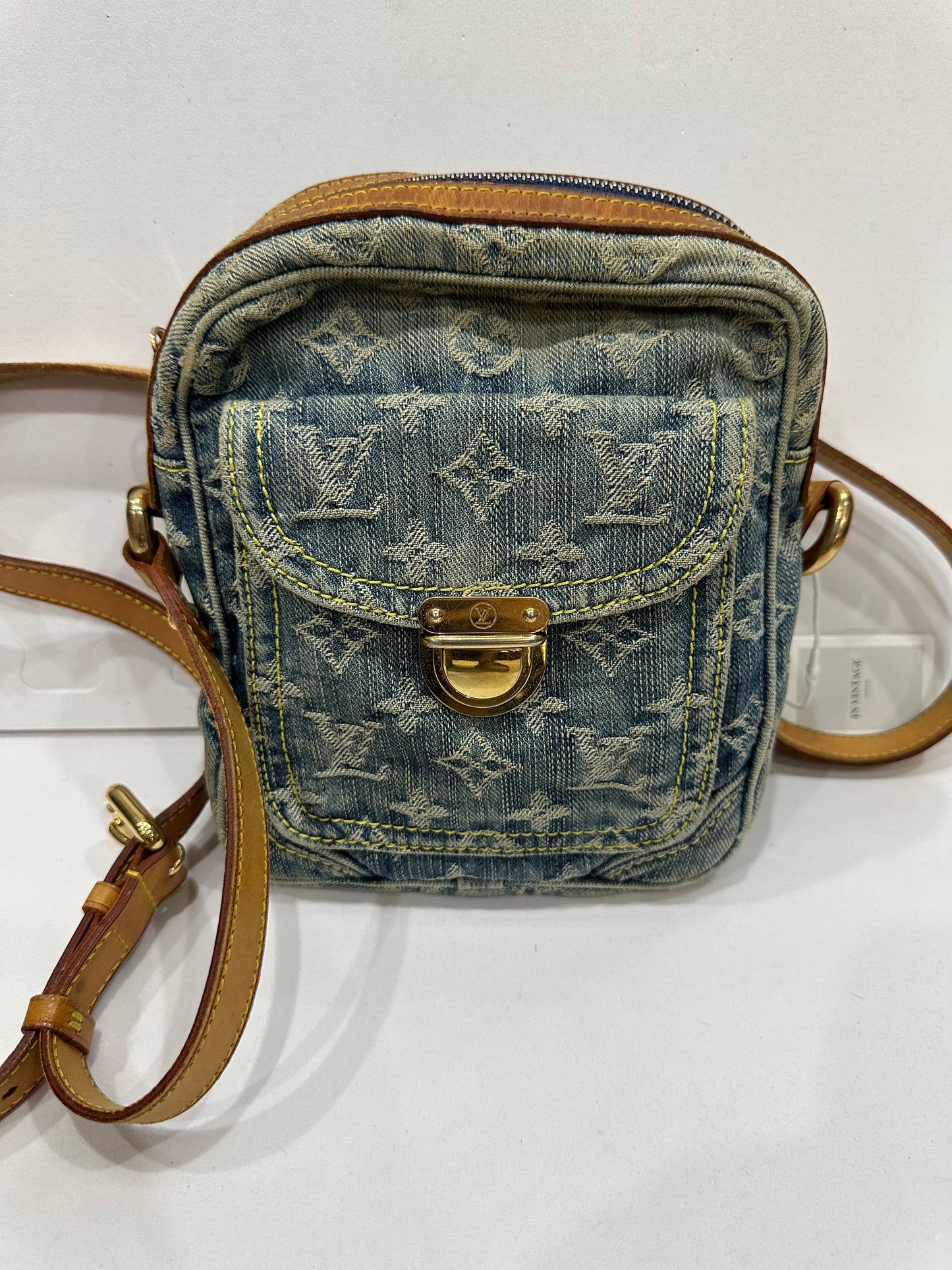 Louis Vuitton denim camera bag