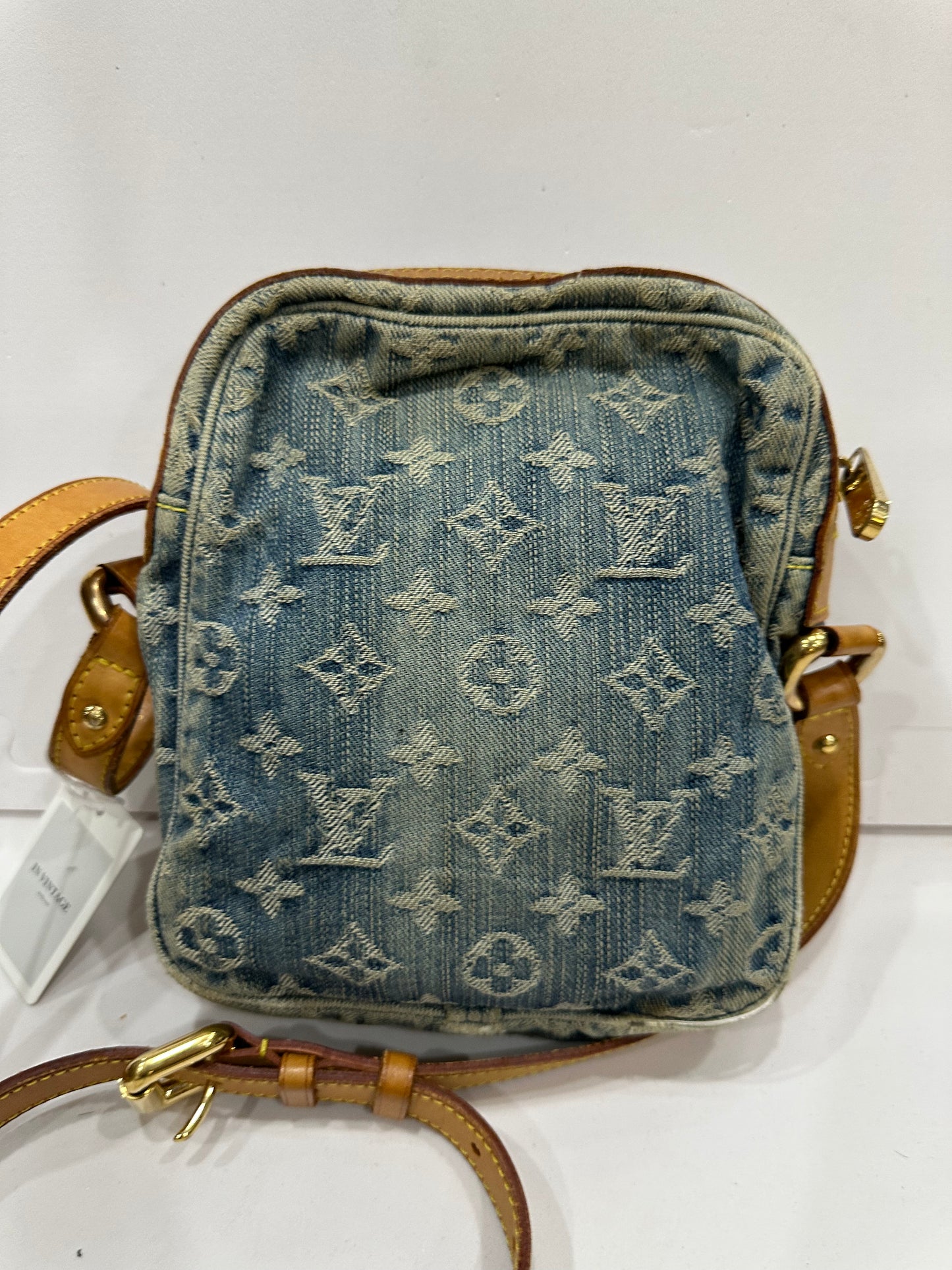 Louis Vuitton denim camera bag