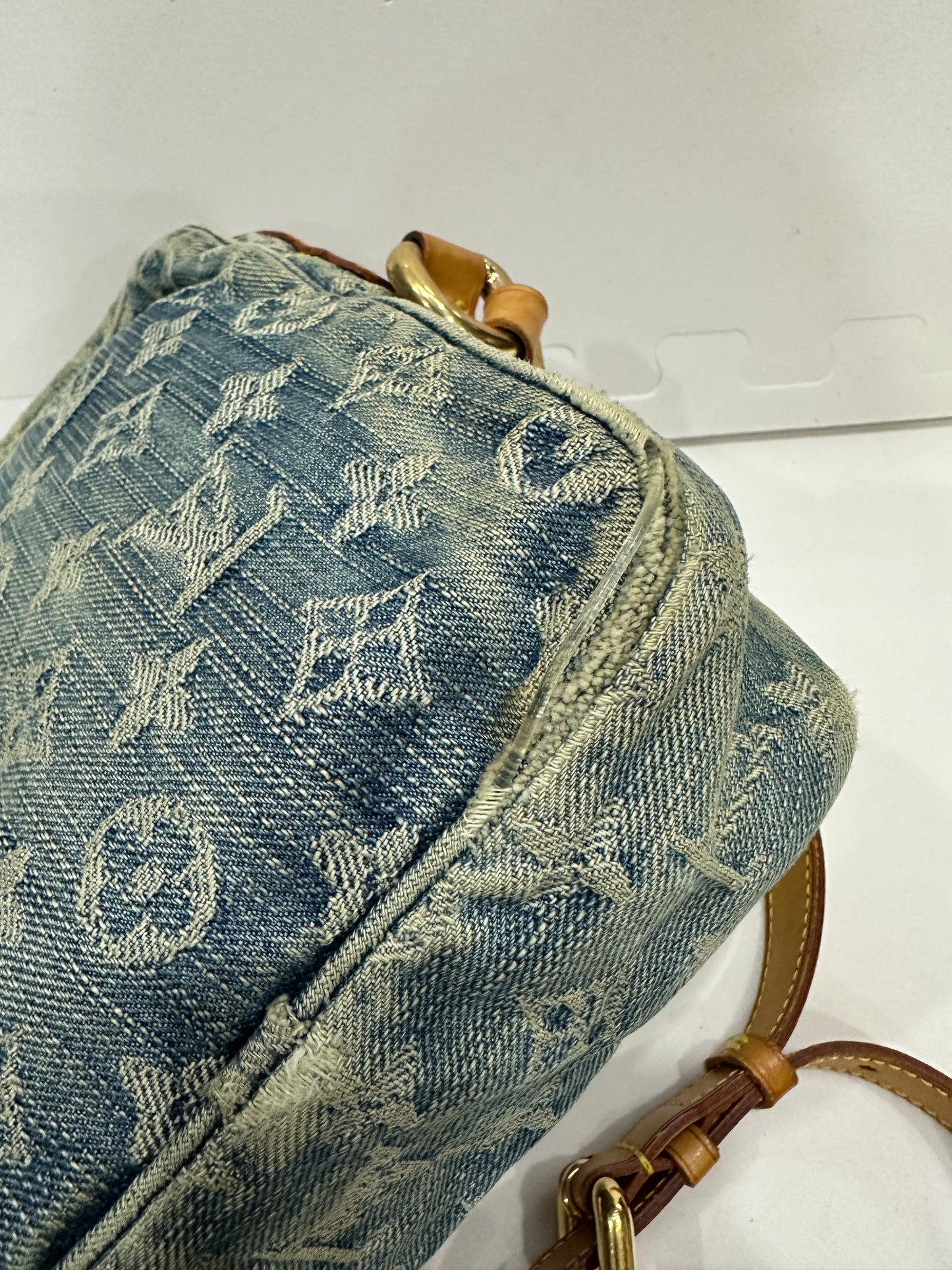 Louis Vuitton denim camera bag