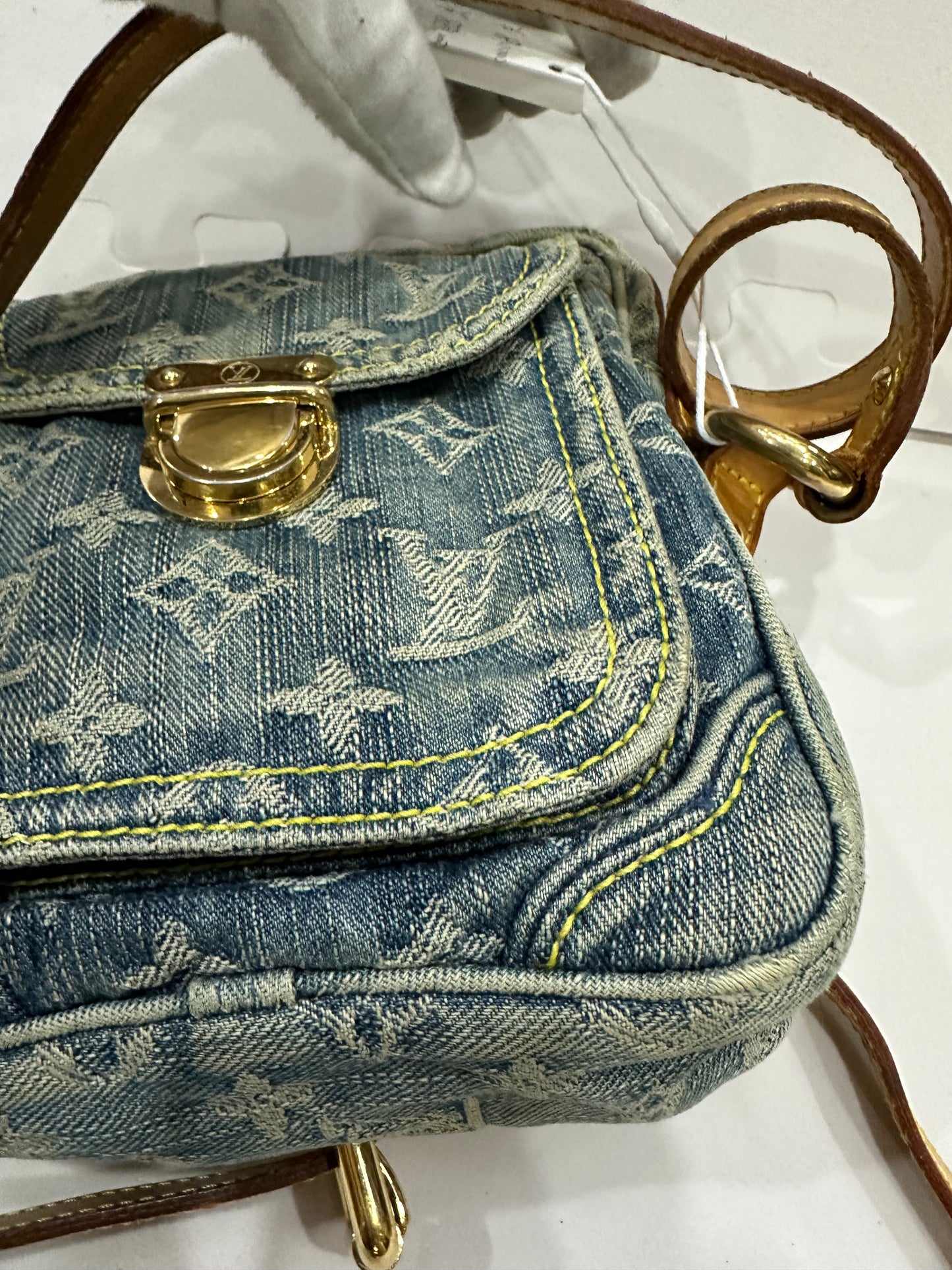 Louis Vuitton denim camera bag