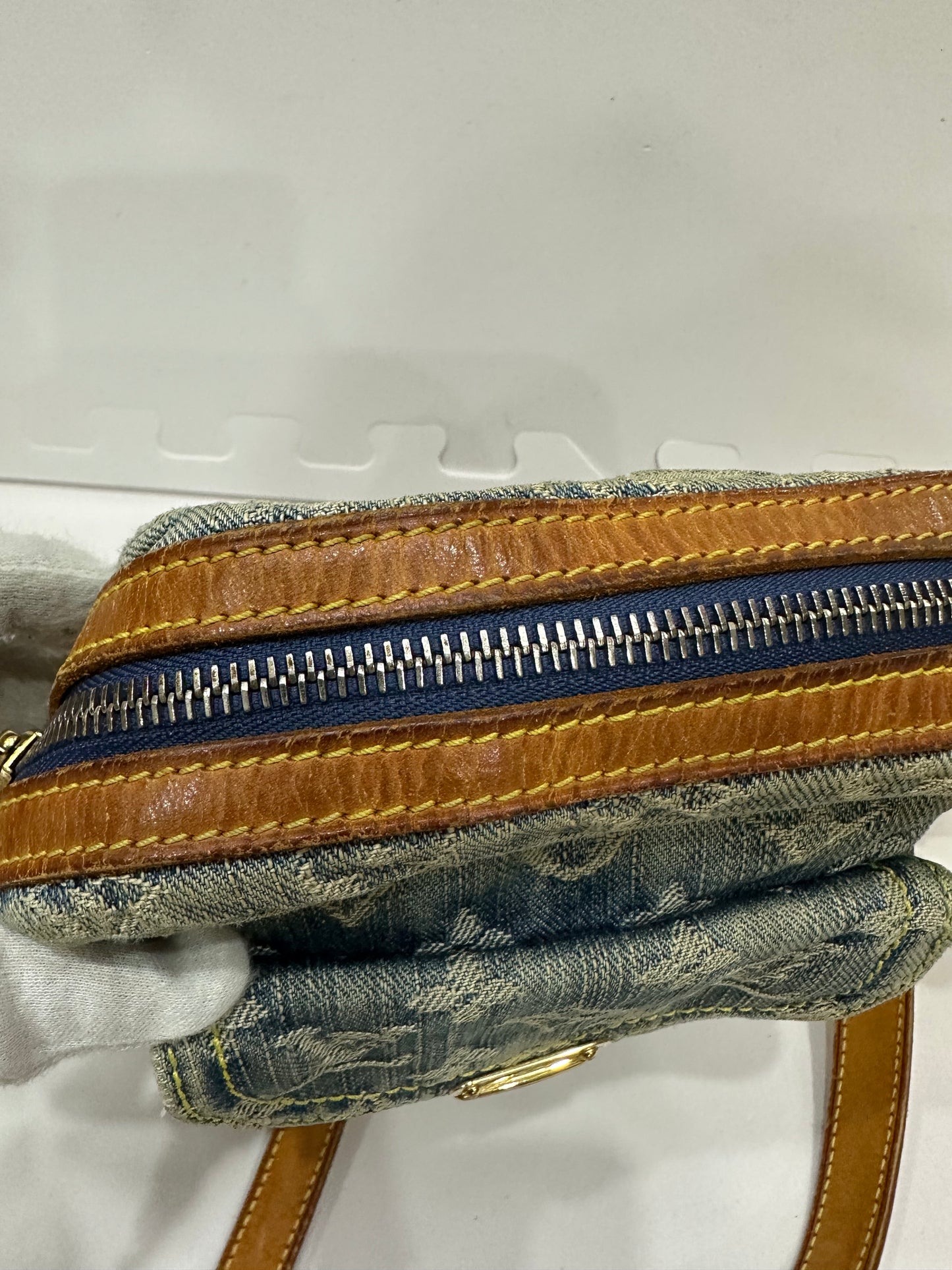 Louis Vuitton denim camera bag