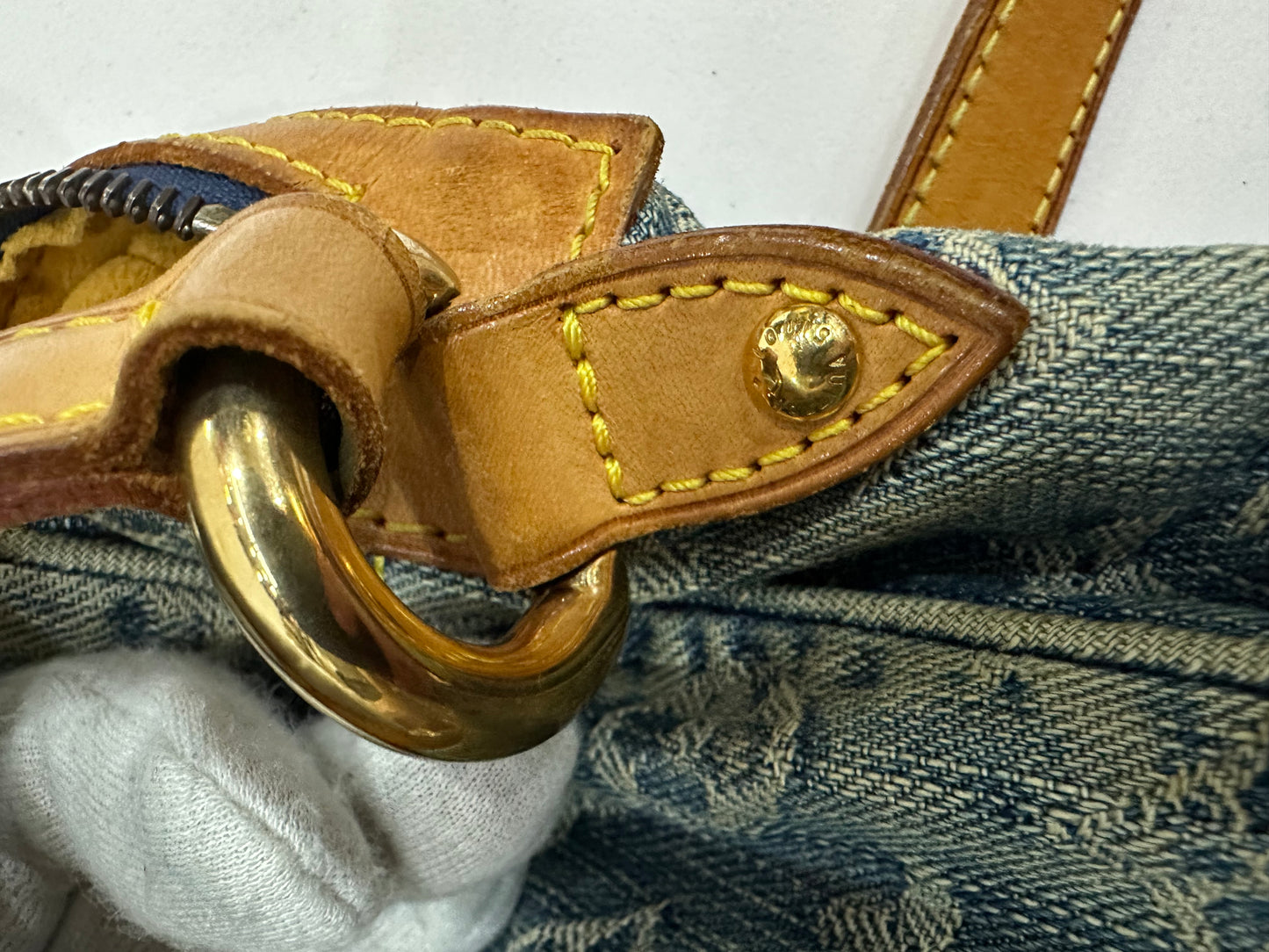 Louis Vuitton denim camera bag
