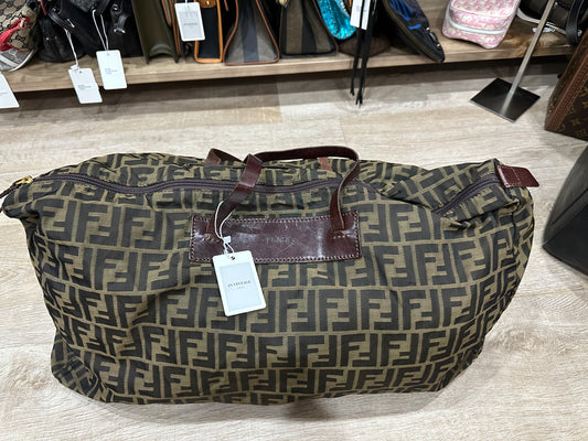 FENDI Zucca Duffle Bag Large