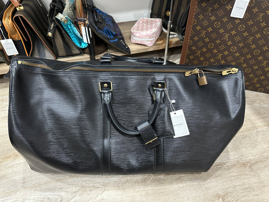 LOUIS VUITTON Epi Keepall 45 Boston Bag
