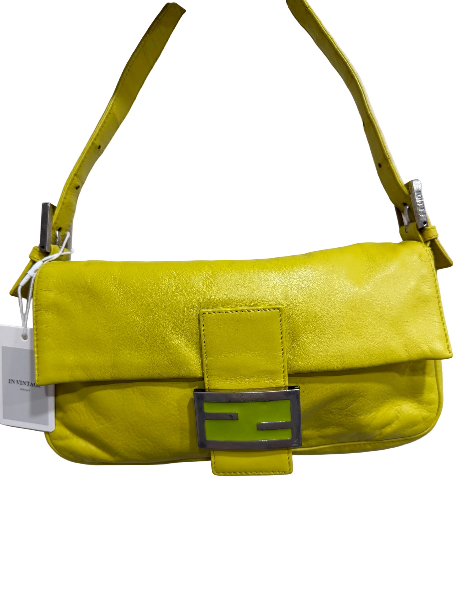 Fendi leather baguette