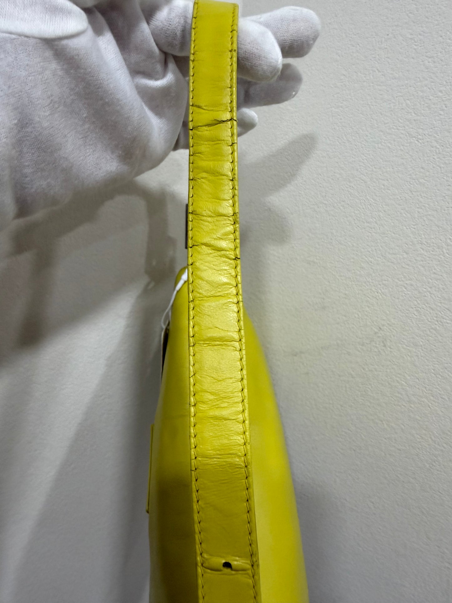 Fendi leather baguette