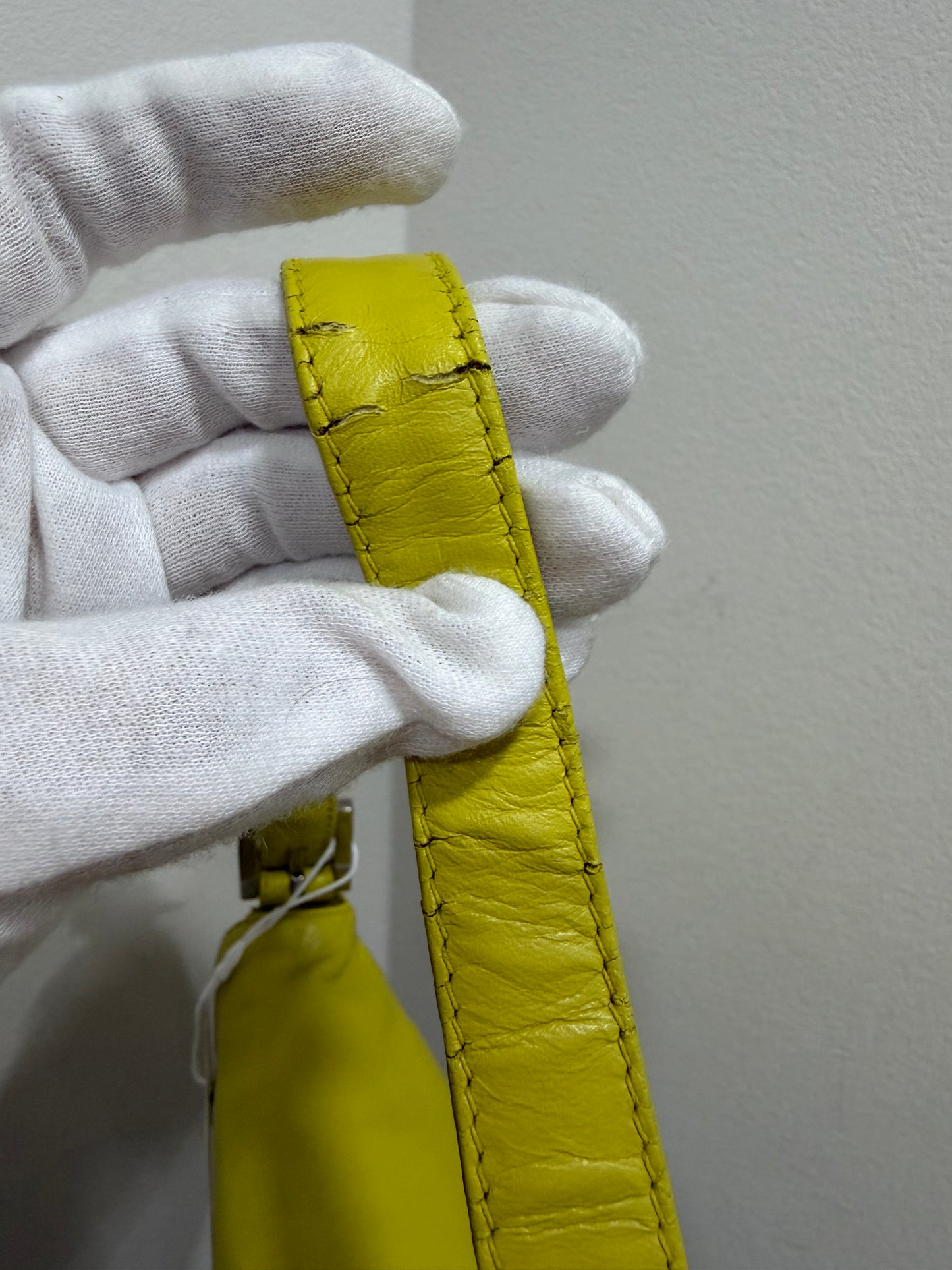Fendi leather baguette