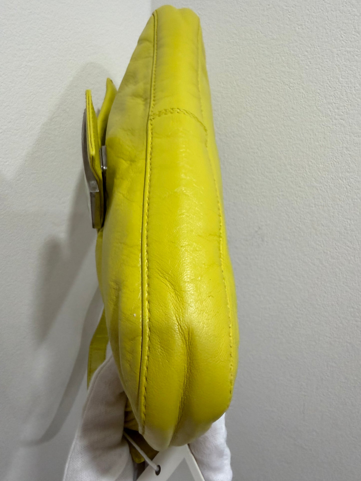 Fendi leather baguette