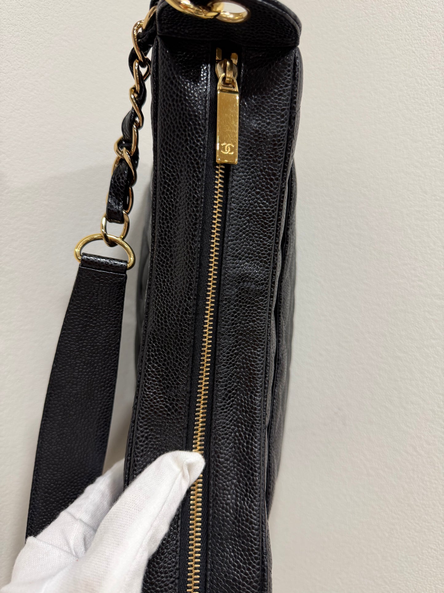 Chanel Caviar Quilted Timeless CC Shoulder Bag